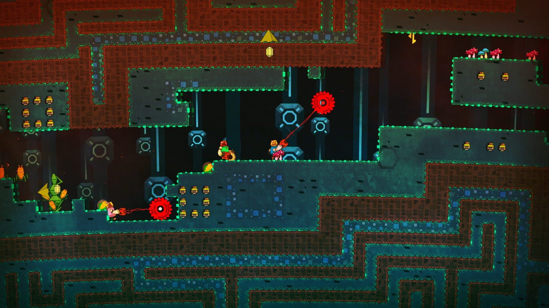 اسکرین‌شات PixelJunk Nom Nom Galaxy - 1