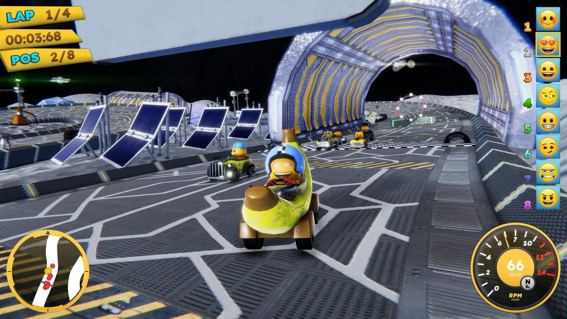 اسکرین‌شات Emoji Kart Racer - 1