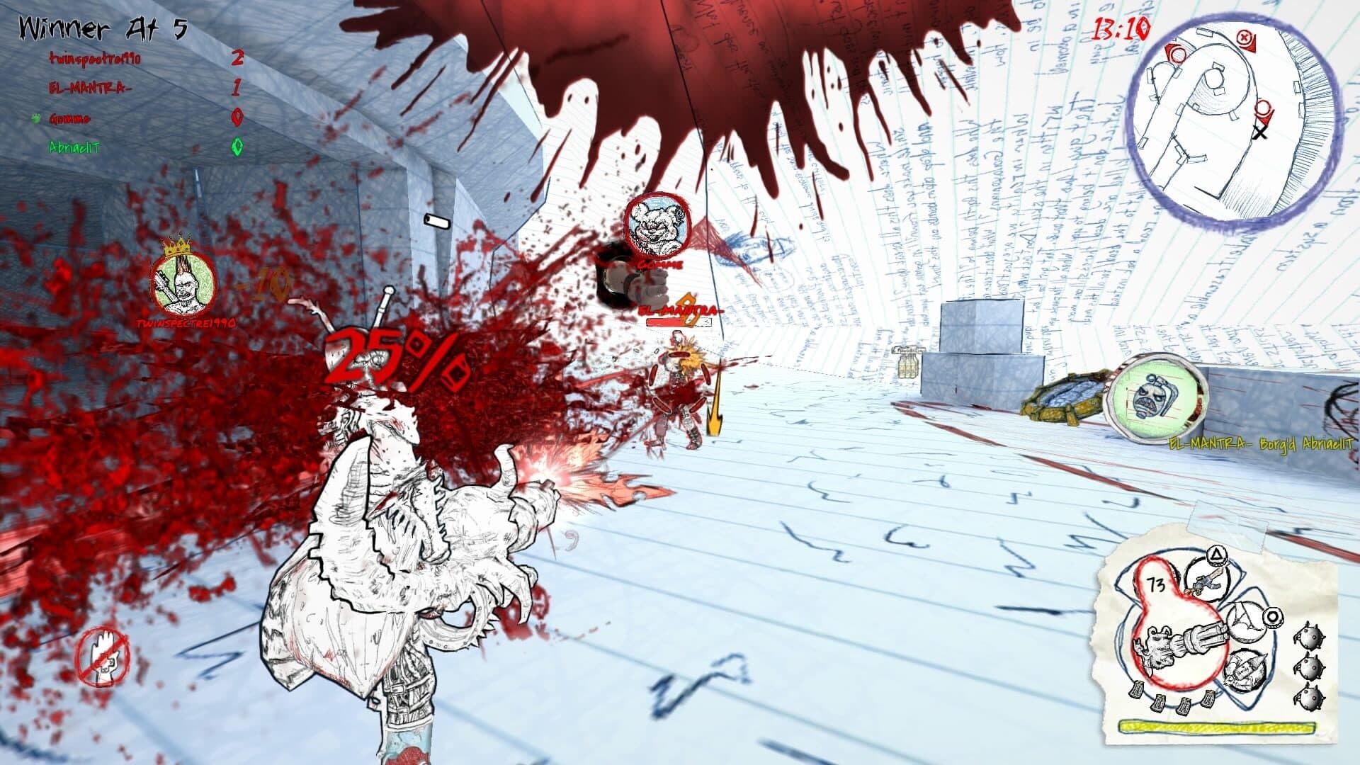 Drawn to Death screenshot 2
