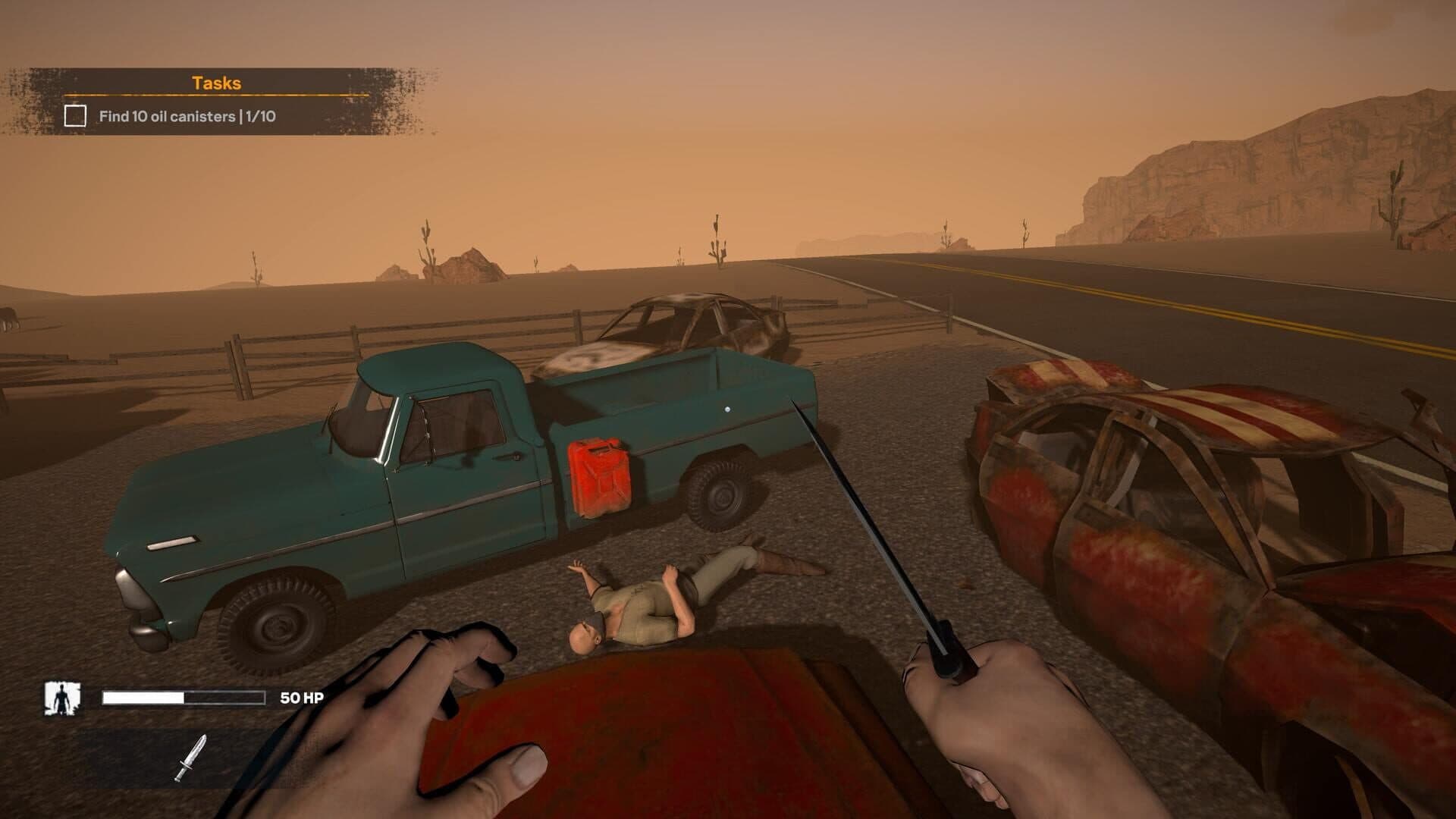 اسکرین‌شات The Long Desert Drive - 9