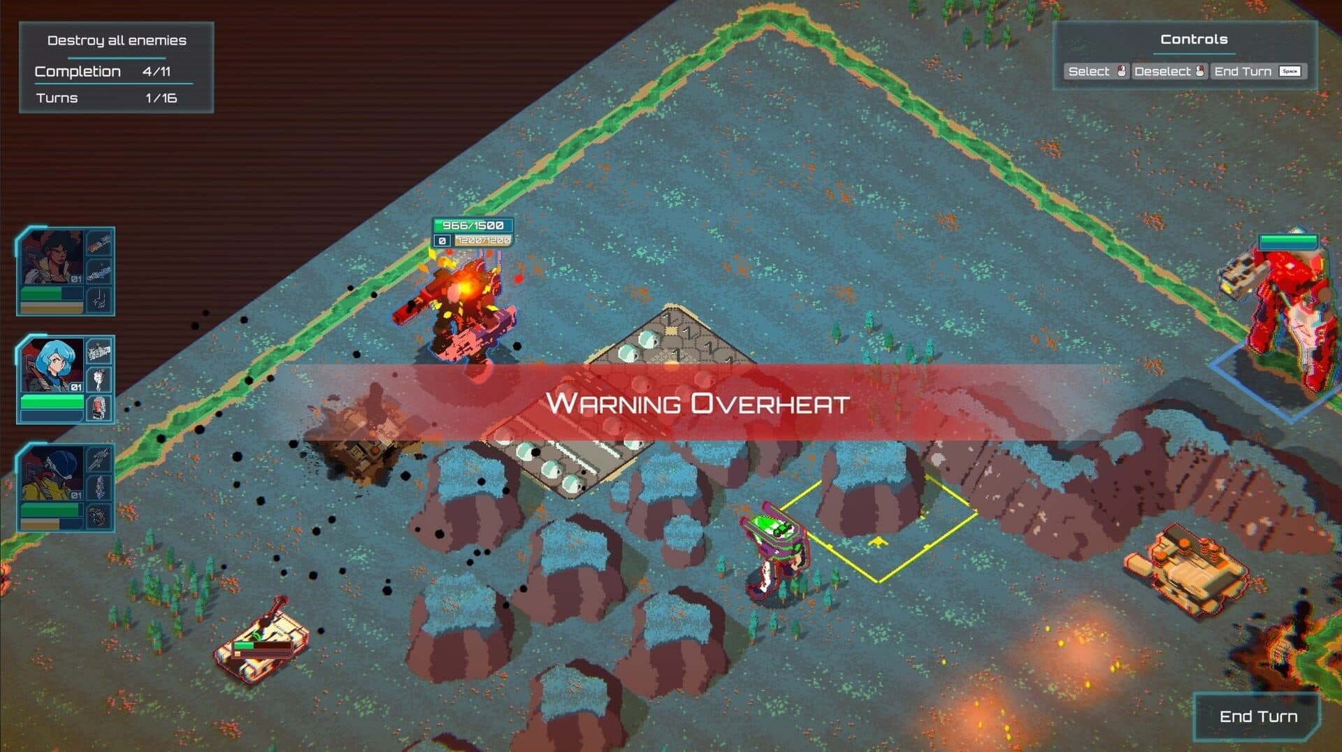 اسکرین‌شات Ignited Steel: Mech Tactics - 2
