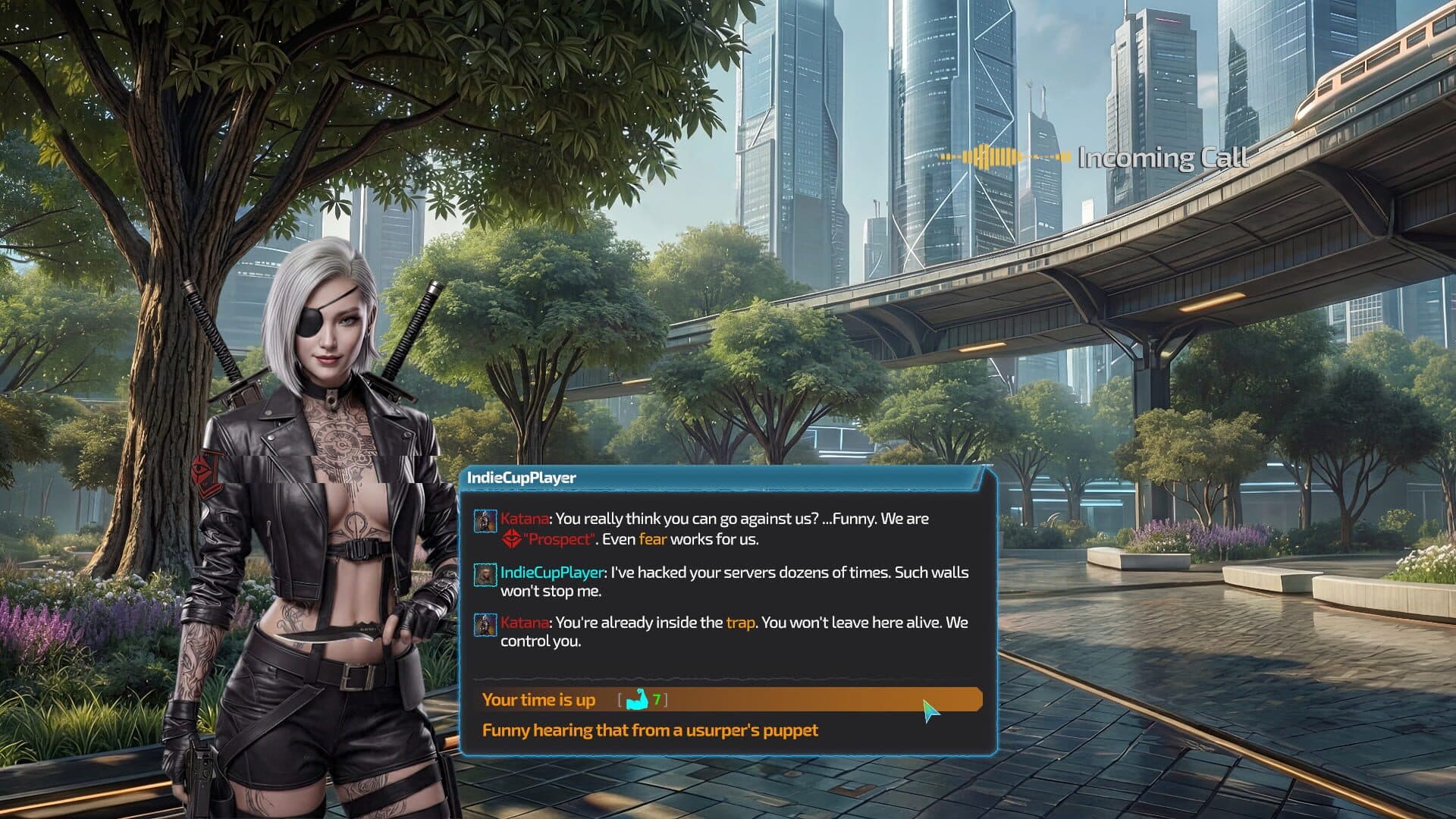 اسکرین‌شات Humanity Echo: Cyberpunk Tactical RPG - 2