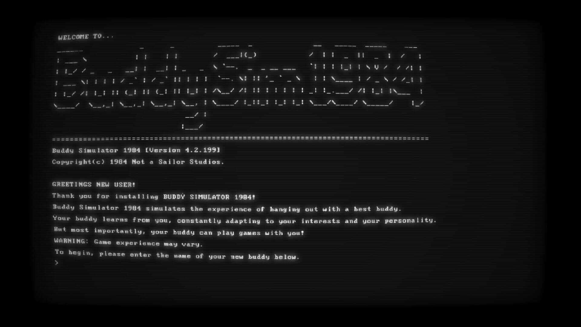 اسکرین‌شات Buddy Simulator 1984 - 4