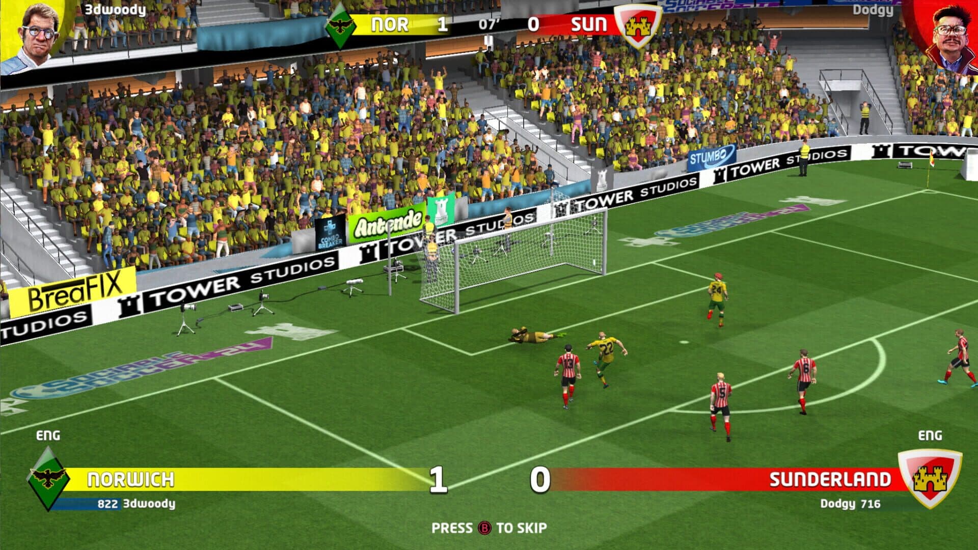 اسکرین‌شات Sociable Soccer 24 - 6