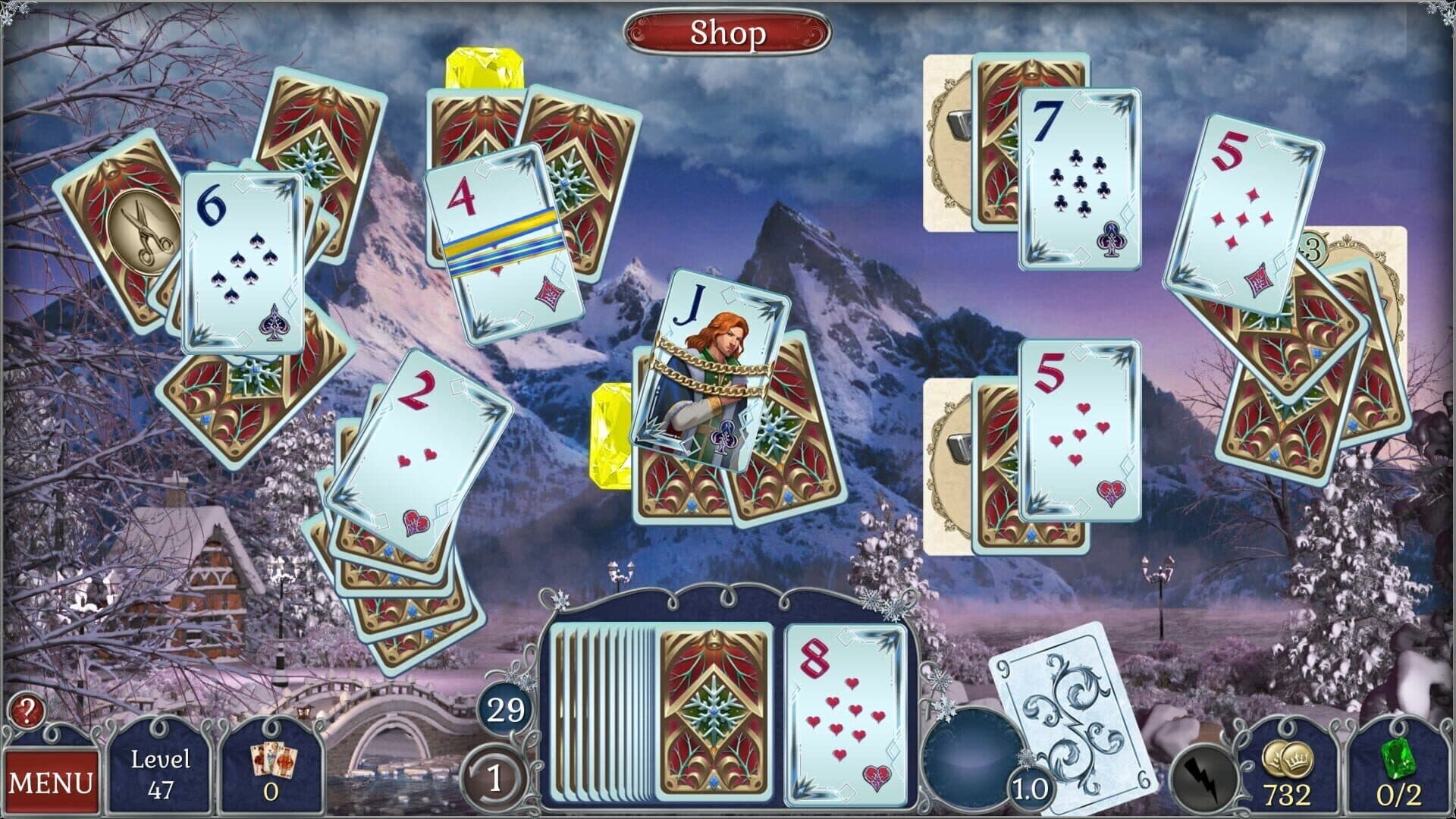 Jewel Match Solitaire Winterscapes 2: Collector's Edition screenshot 0