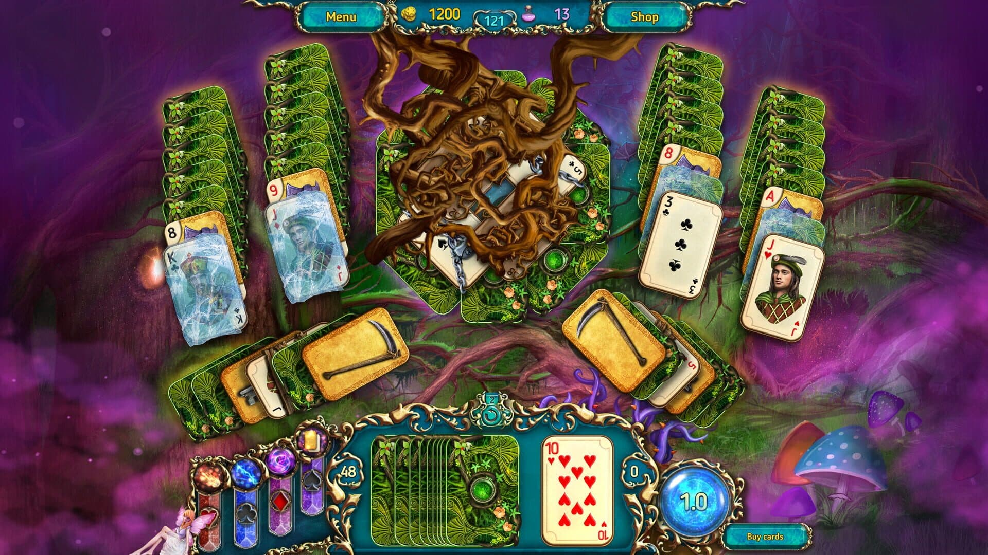 اسکرین‌شات Dreamland Solitaire: Dark Prophecy - 7