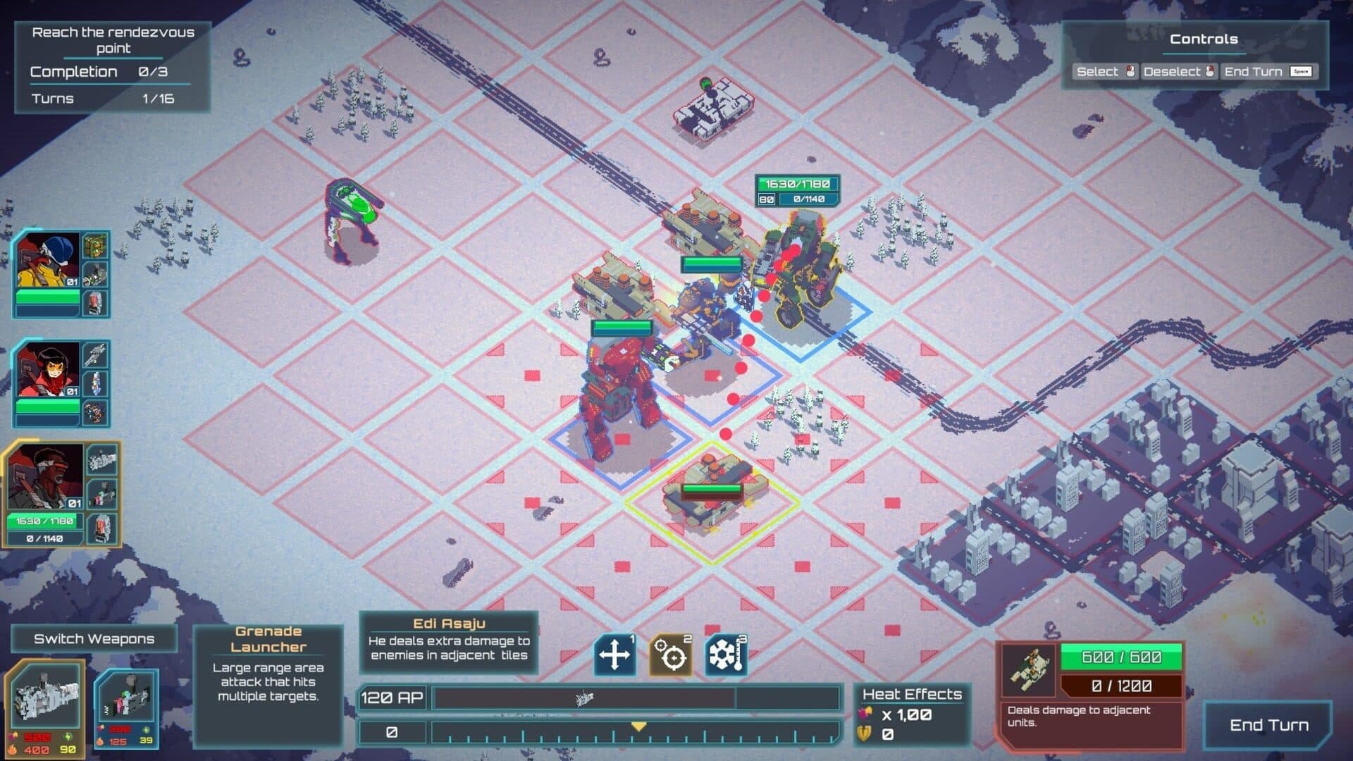 اسکرین‌شات Ignited Steel: Mech Tactics - 4