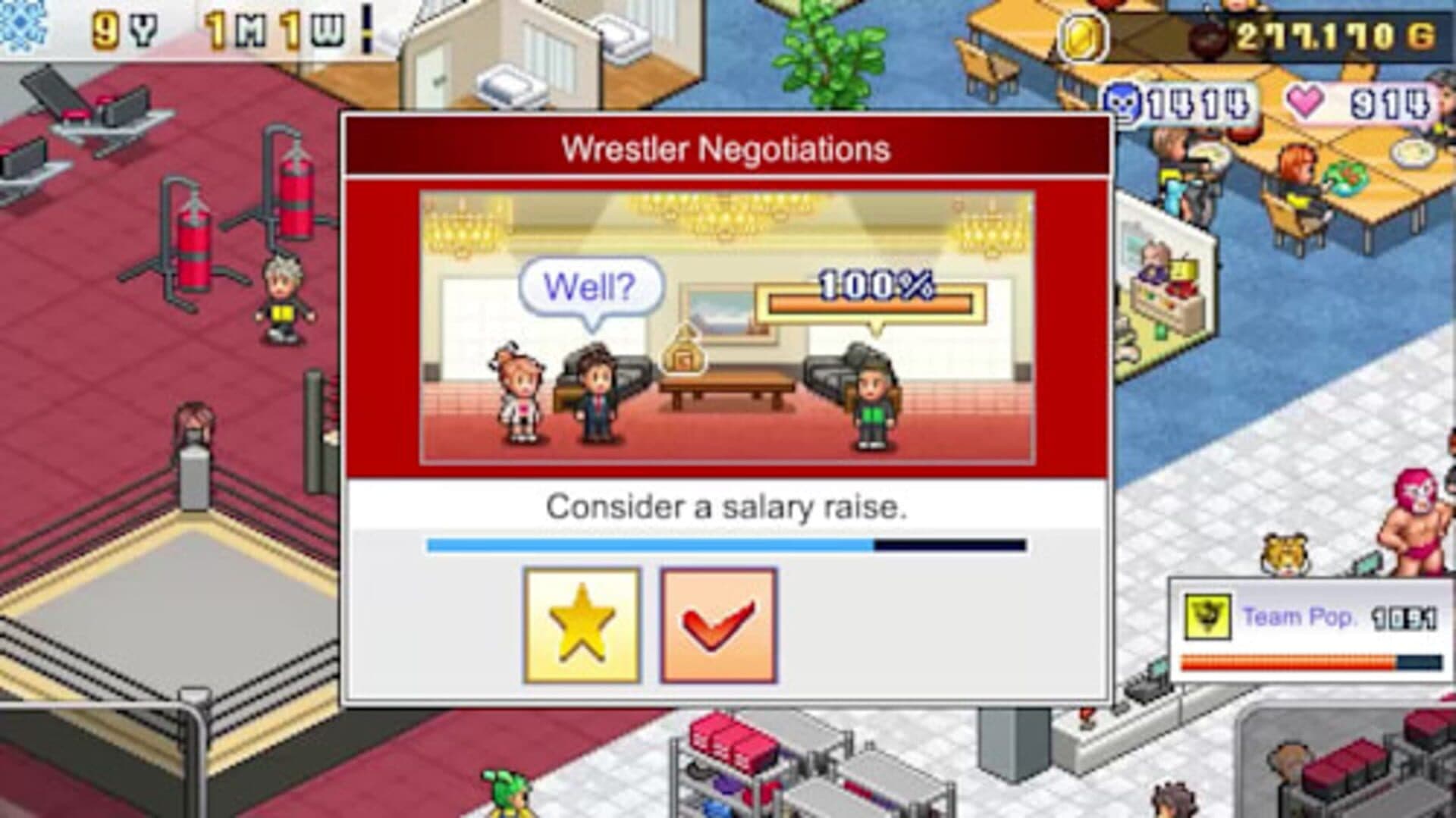 اسکرین‌شات Pro Wrestler Story - 4