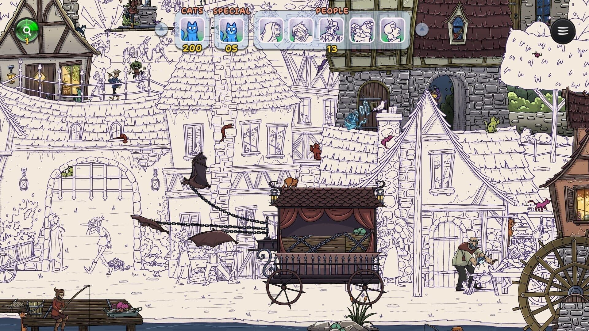 اسکرین‌شات Hidden Cats in Spooky Village - 8