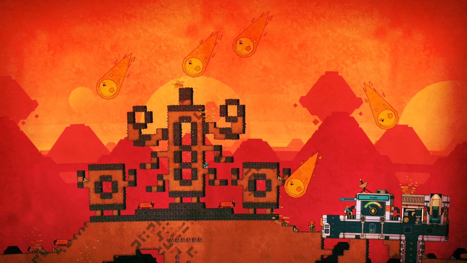 اسکرین‌شات PixelJunk Nom Nom Galaxy - 3