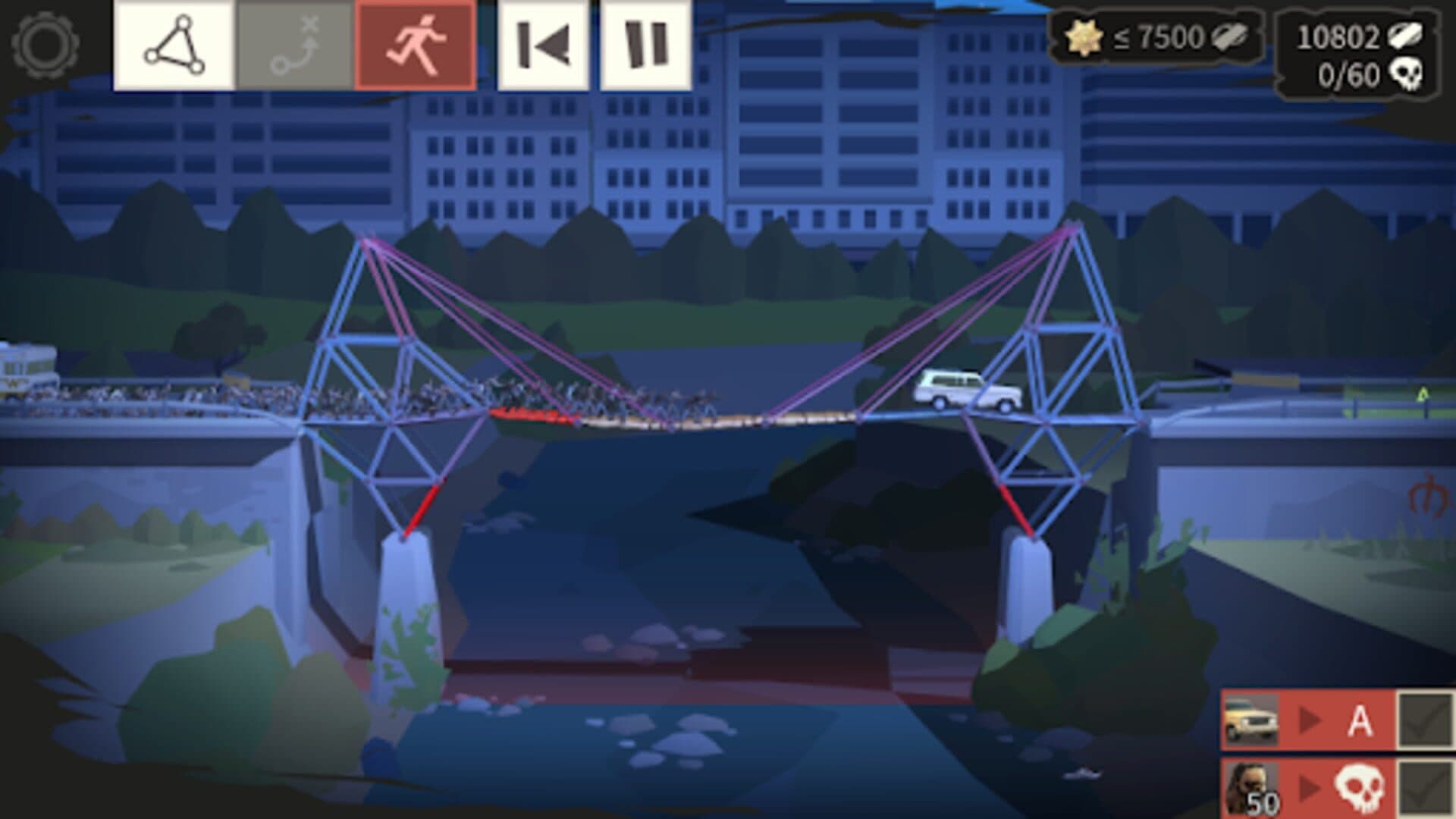 اسکرین‌شات Bridge Constructor: The Walking Dead - 1