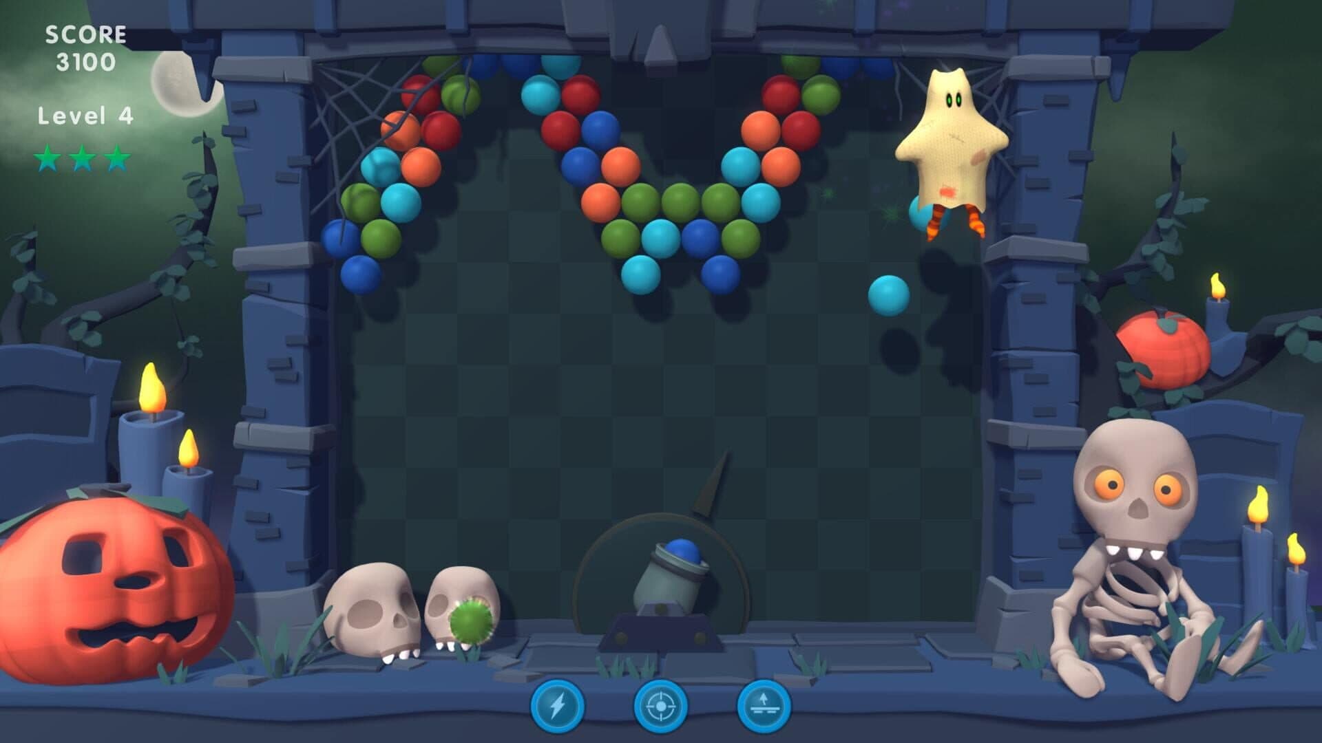 اسکرین‌شات Halloween Bubble Shooter - 2