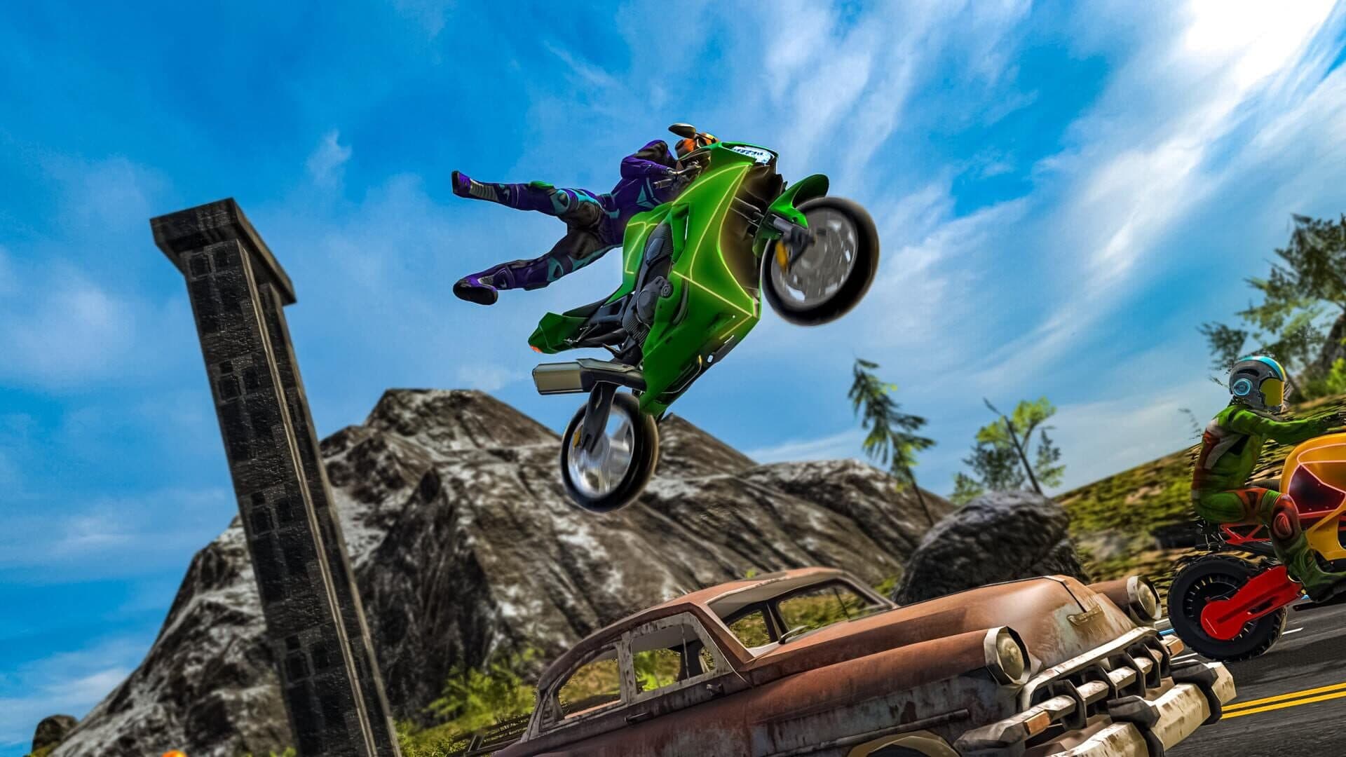 اسکرین‌شات 2044 Moto Racer: Cyber Racing Simulator - 3