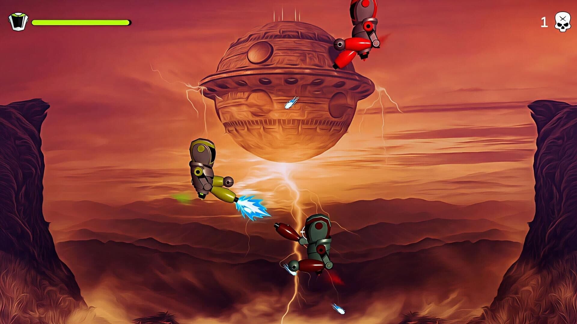 اسکرین‌شات Cazzarion: Jetpack Fighter - 1