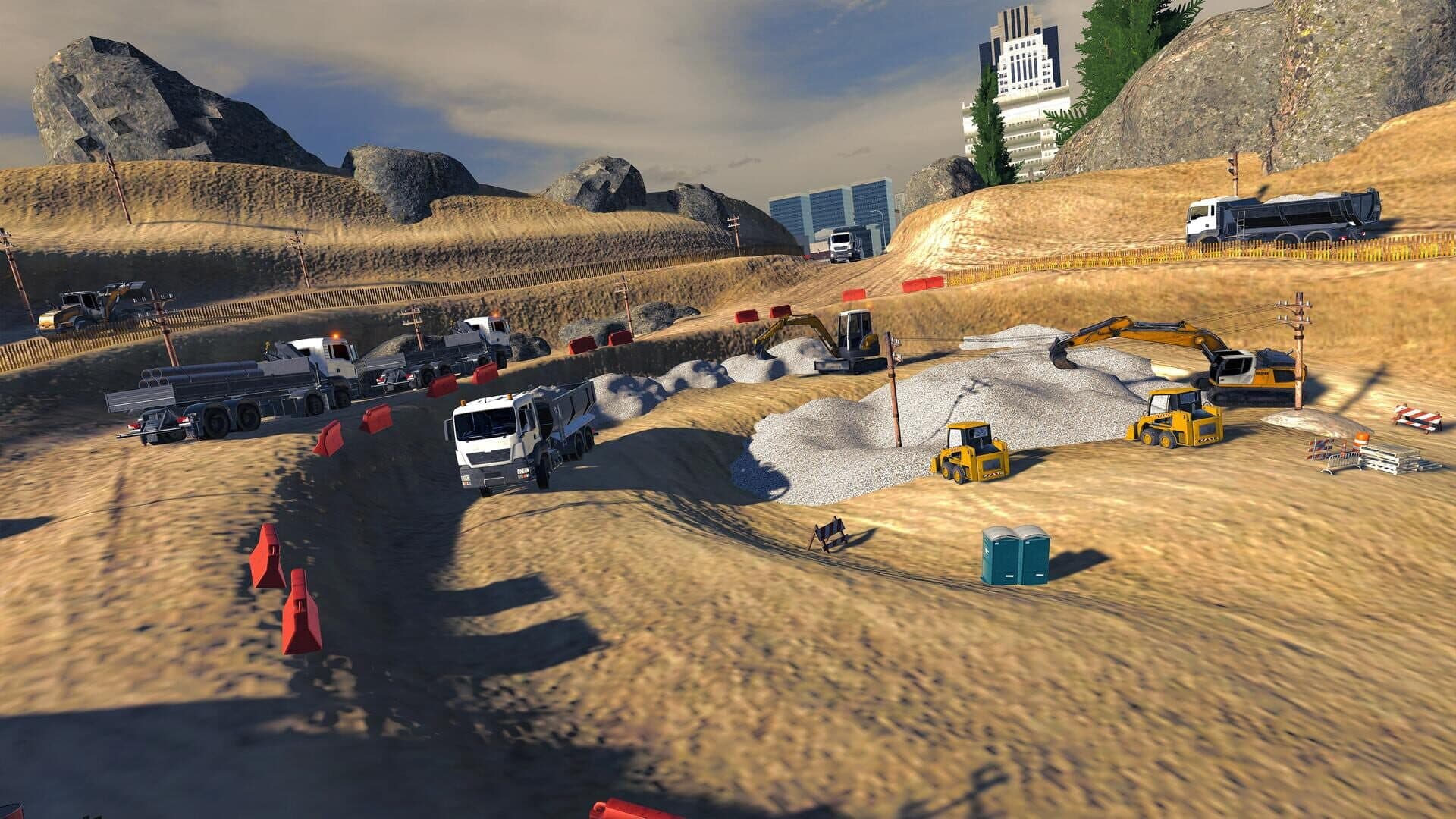 اسکرین‌شات Construction Machine Simulator 2023: Hard Truck Work Job - 9