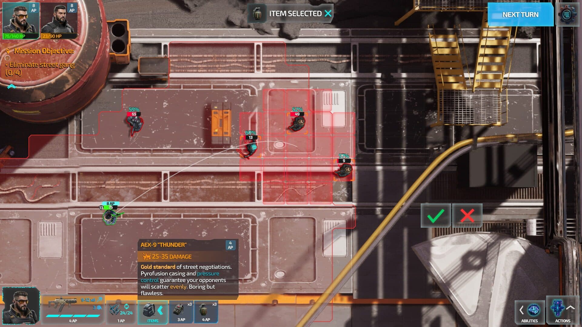 اسکرین‌شات Humanity Echo: Cyberpunk Tactical RPG - 6