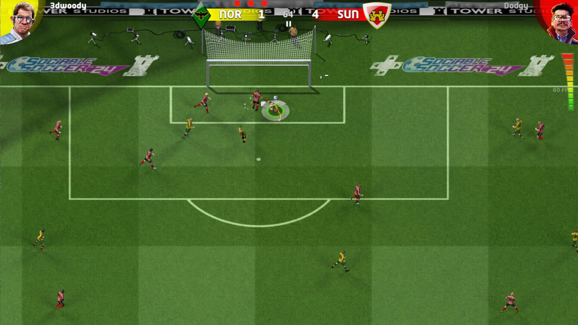 اسکرین‌شات Sociable Soccer 24 - 1