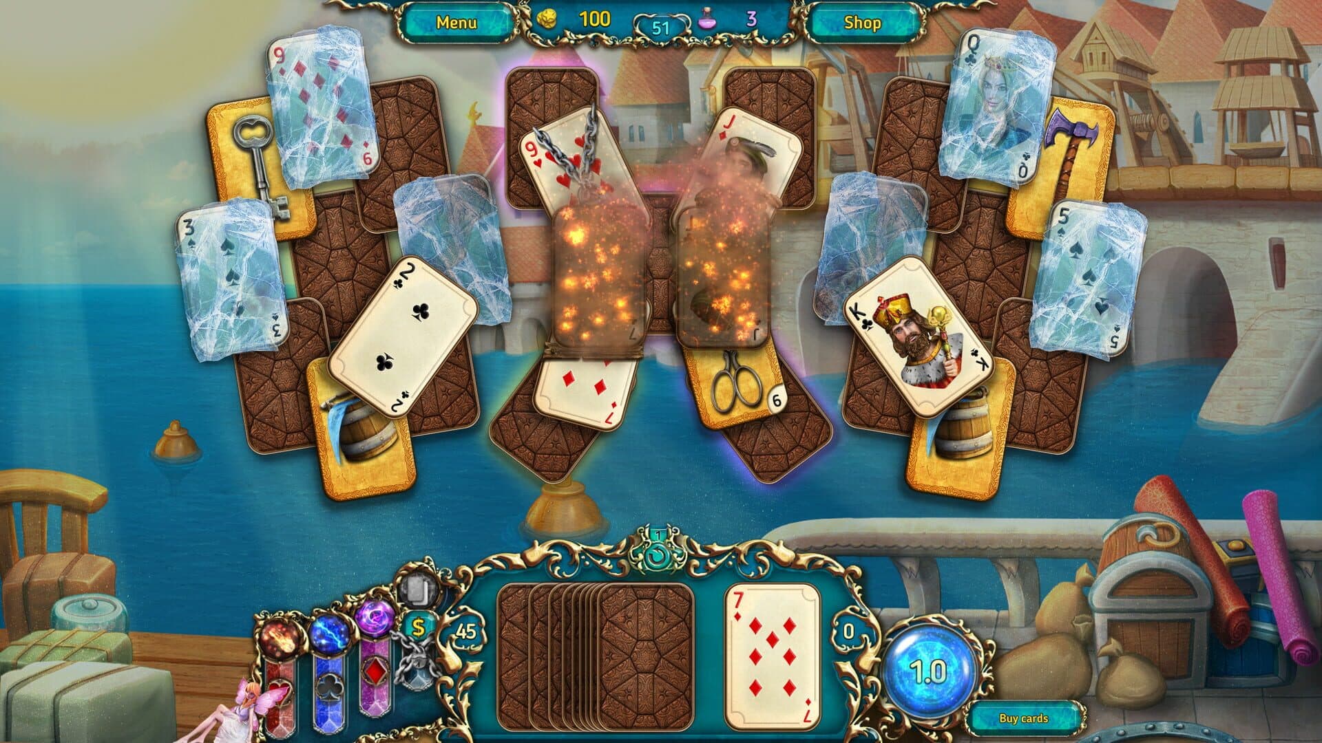 اسکرین‌شات Dreamland Solitaire: Dark Prophecy - 1