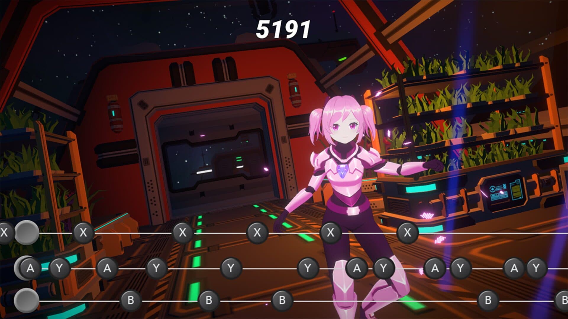 اسکرین‌شات Anime Dance-Off: Space Party - 1