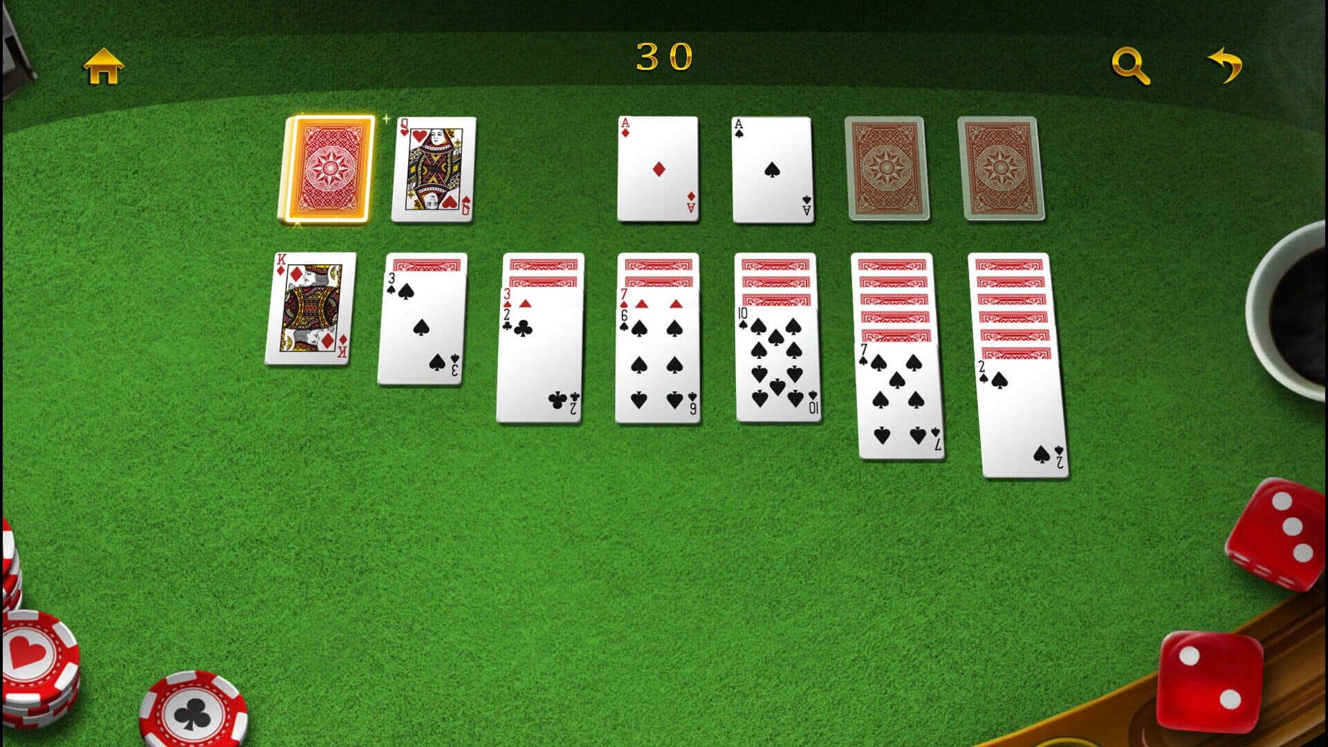 Solitaire screenshot 2