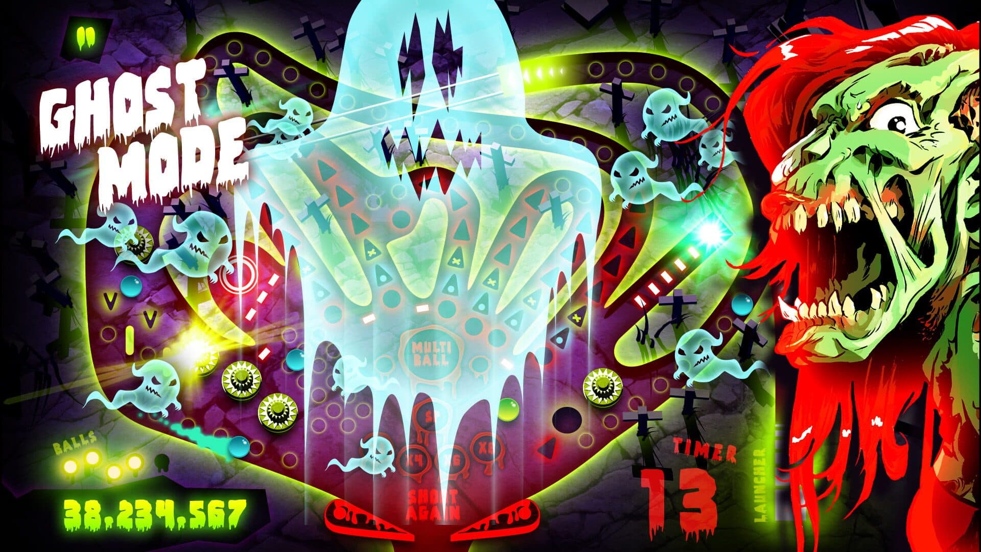 اسکرین‌شات Zombie Pinball - 1