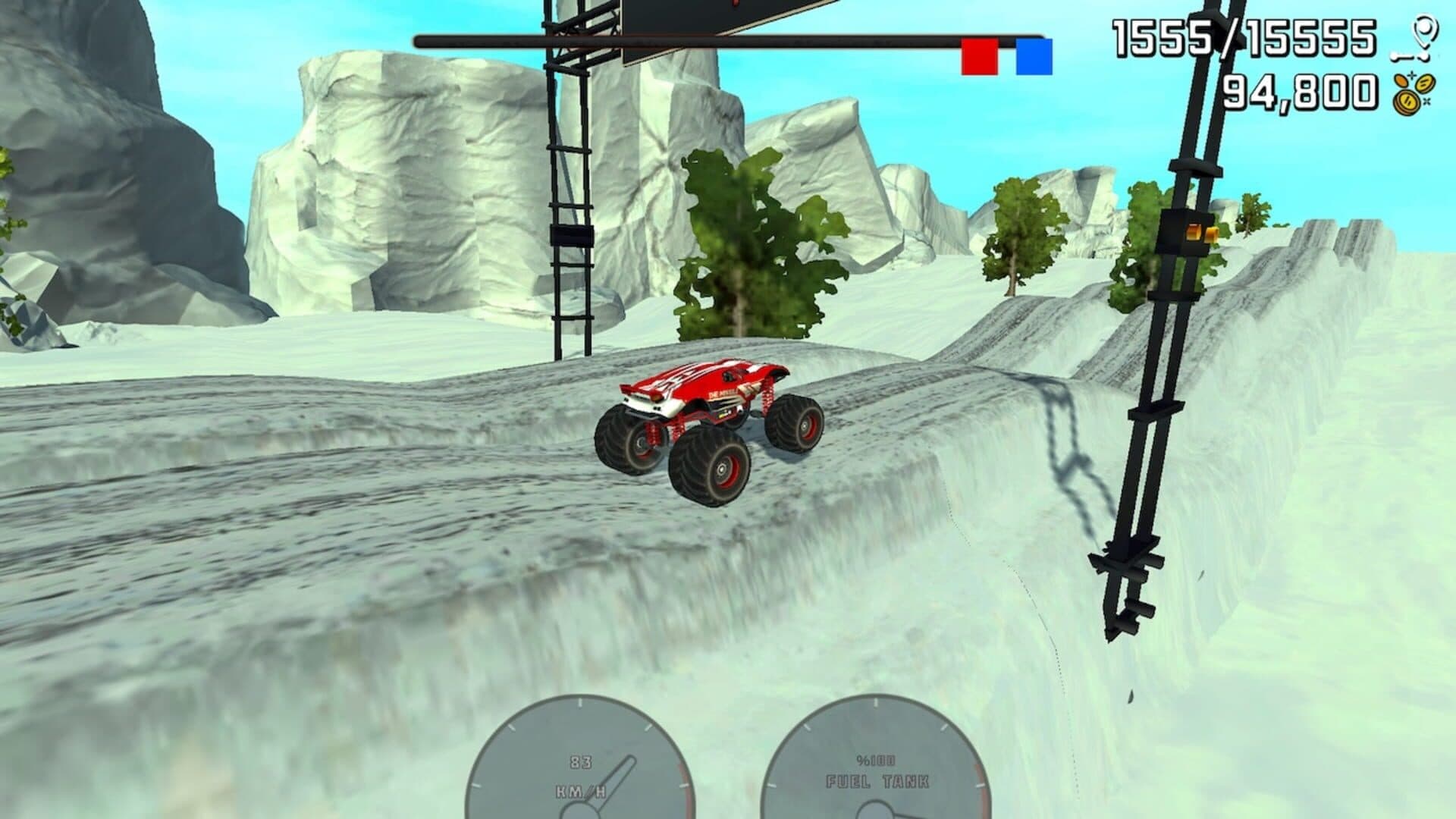 اسکرین‌شات Monster Ramp Racing - 1