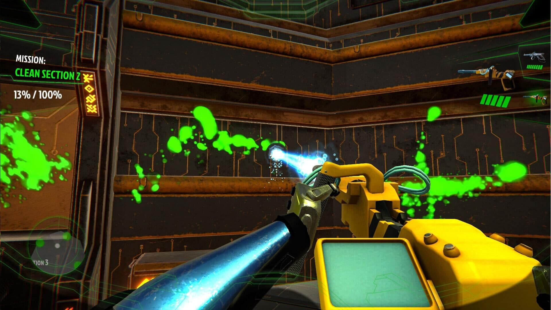 اسکرین‌شات Space CleanUp: Cosmic Robot Disinfector - 3