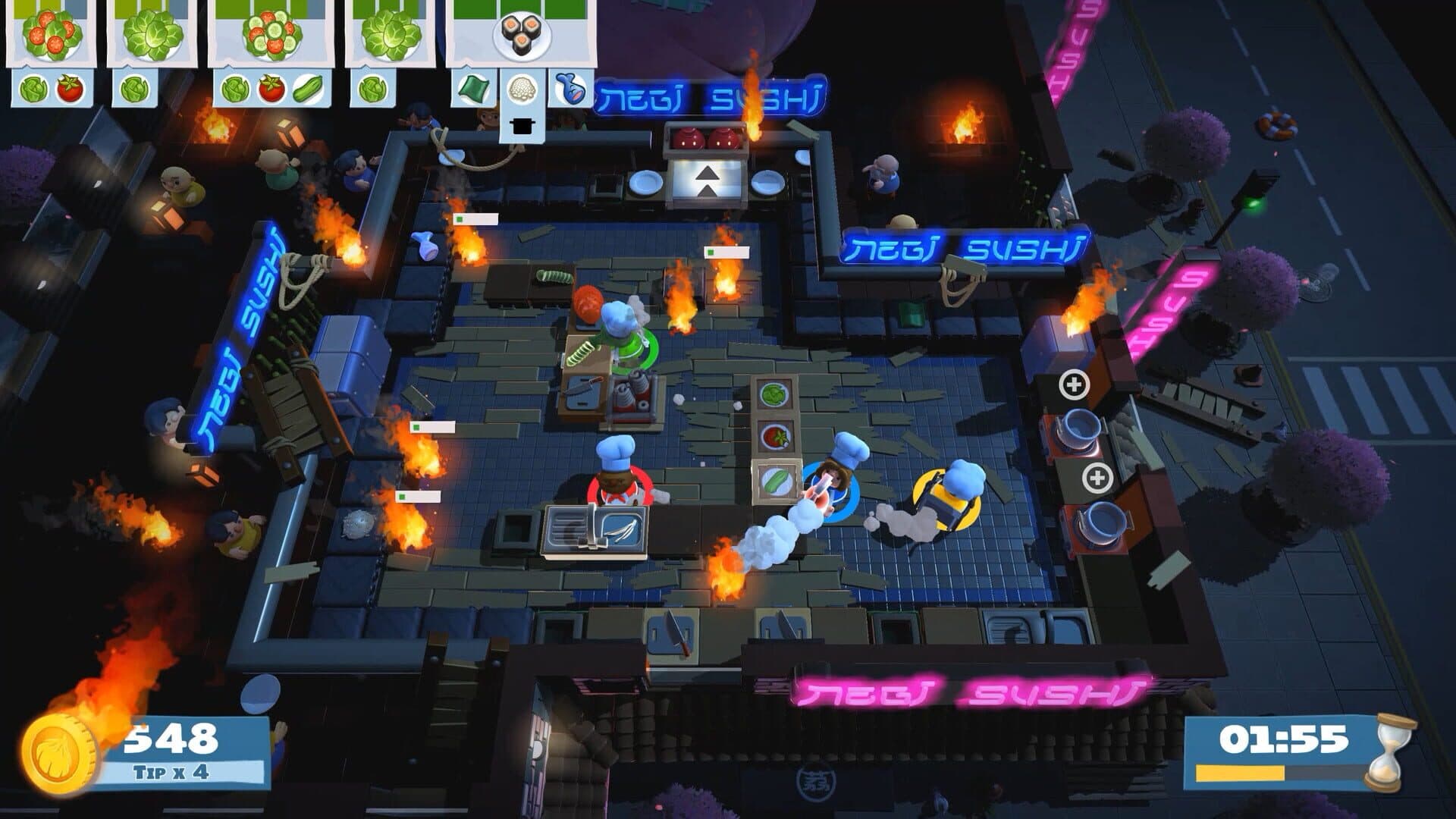 اسکرین‌شات Overcooked! 2 - 2