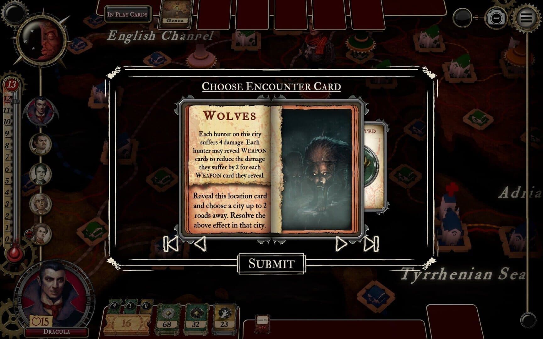 Fury of Dracula: Digital Edition screenshot 1