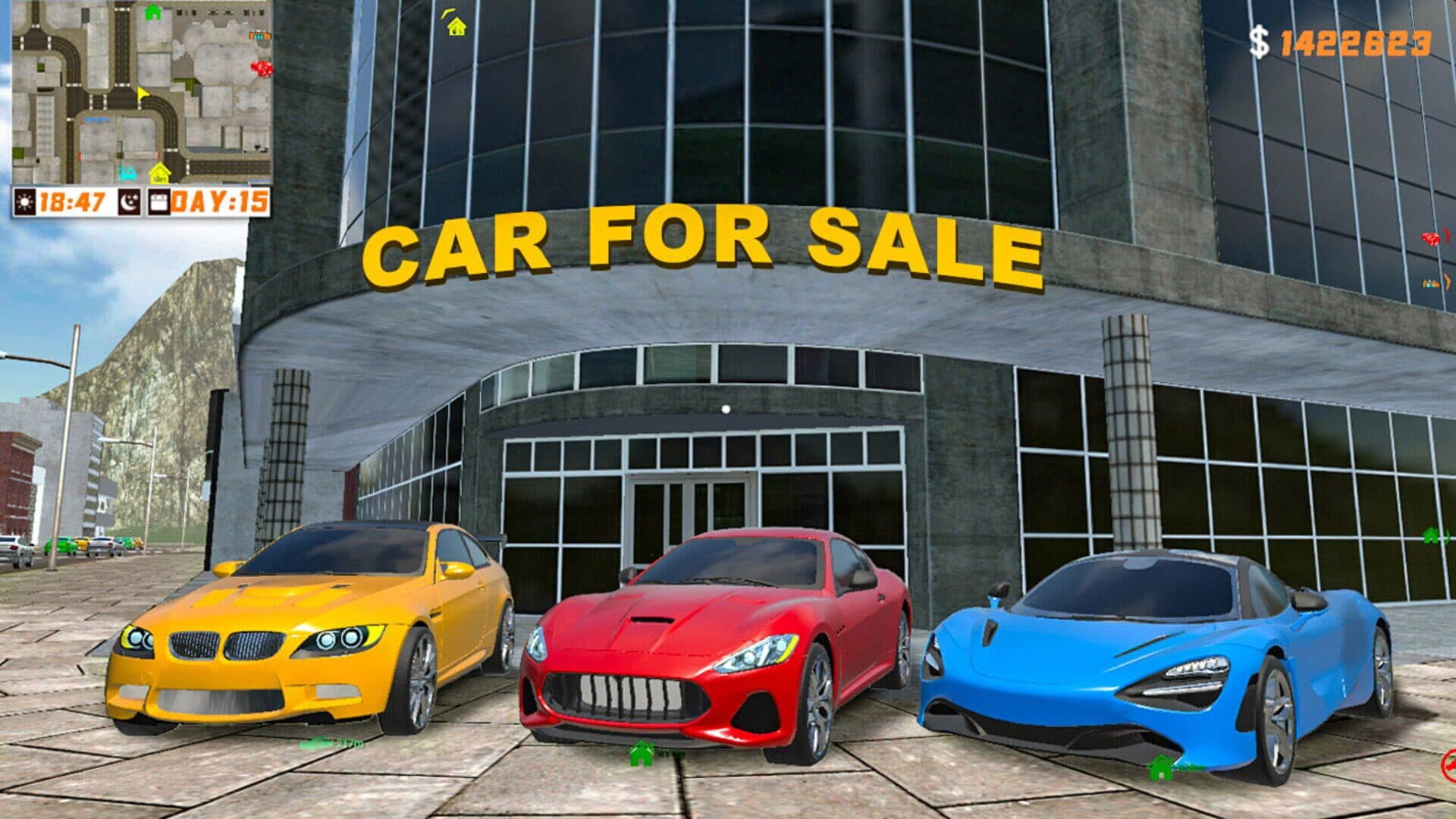 اسکرین‌شات Car for Sale Simulator 2023: Car Mechanic, Wash, Car Flipper - 1