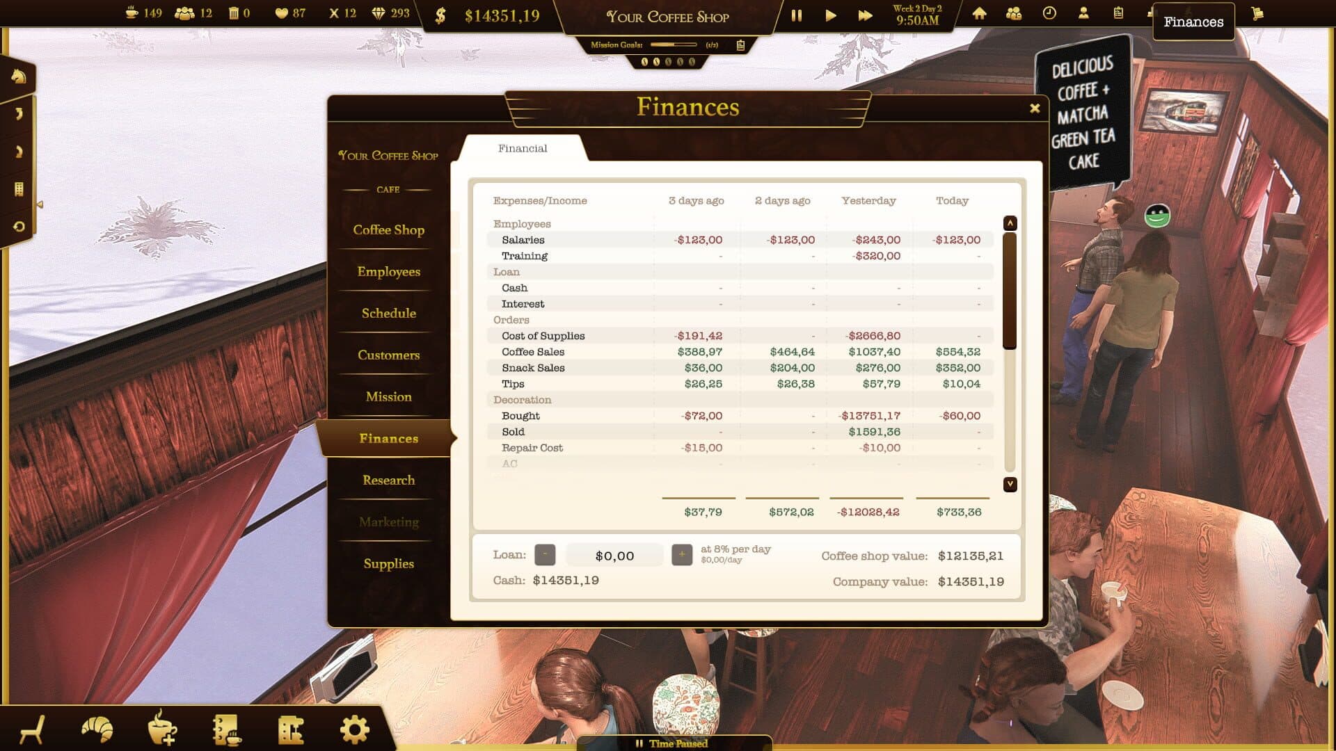 Espresso Tycoon screenshot 1