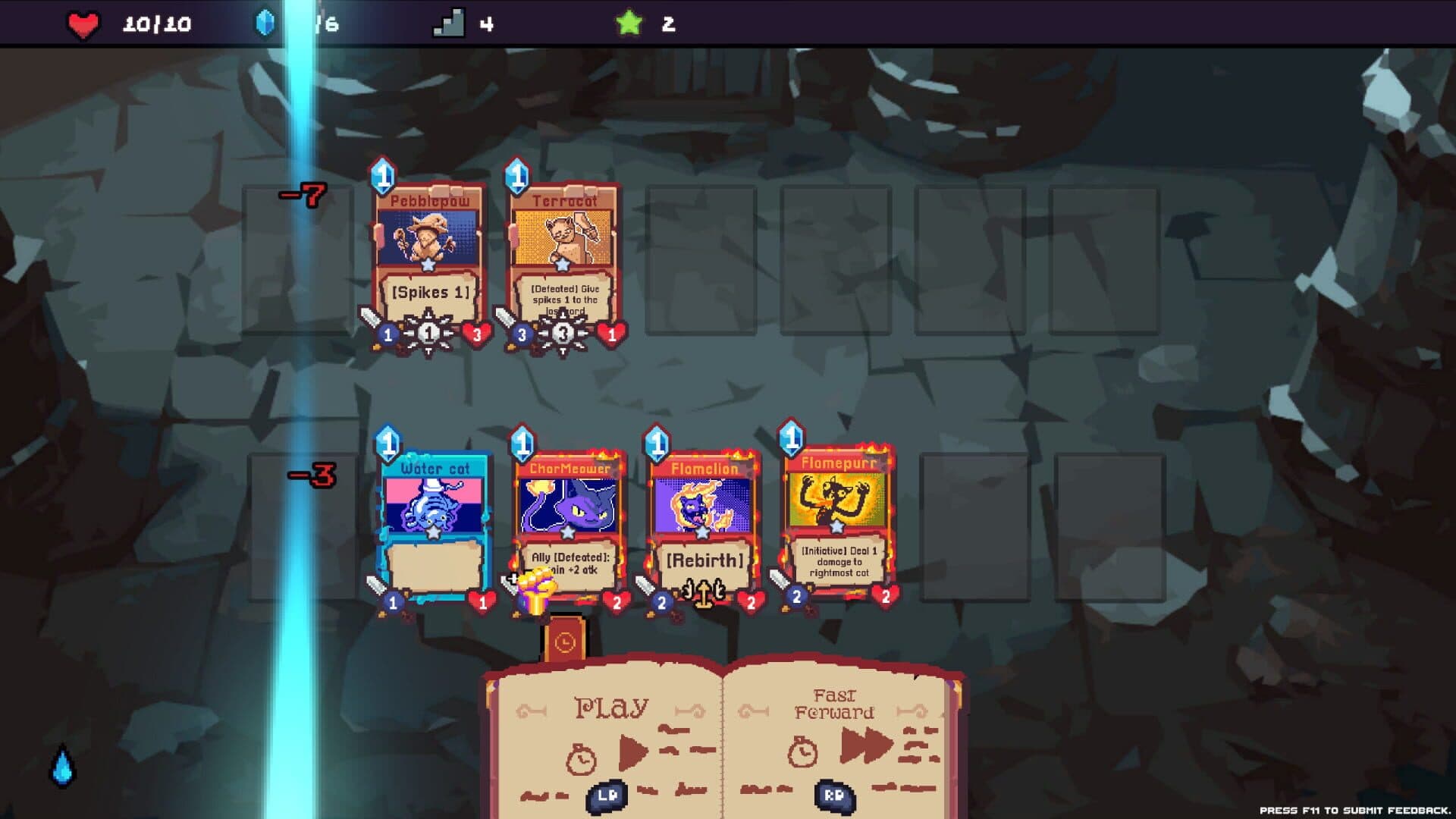 اسکرین‌شات Spellcats: Auto Card Tactics - 3