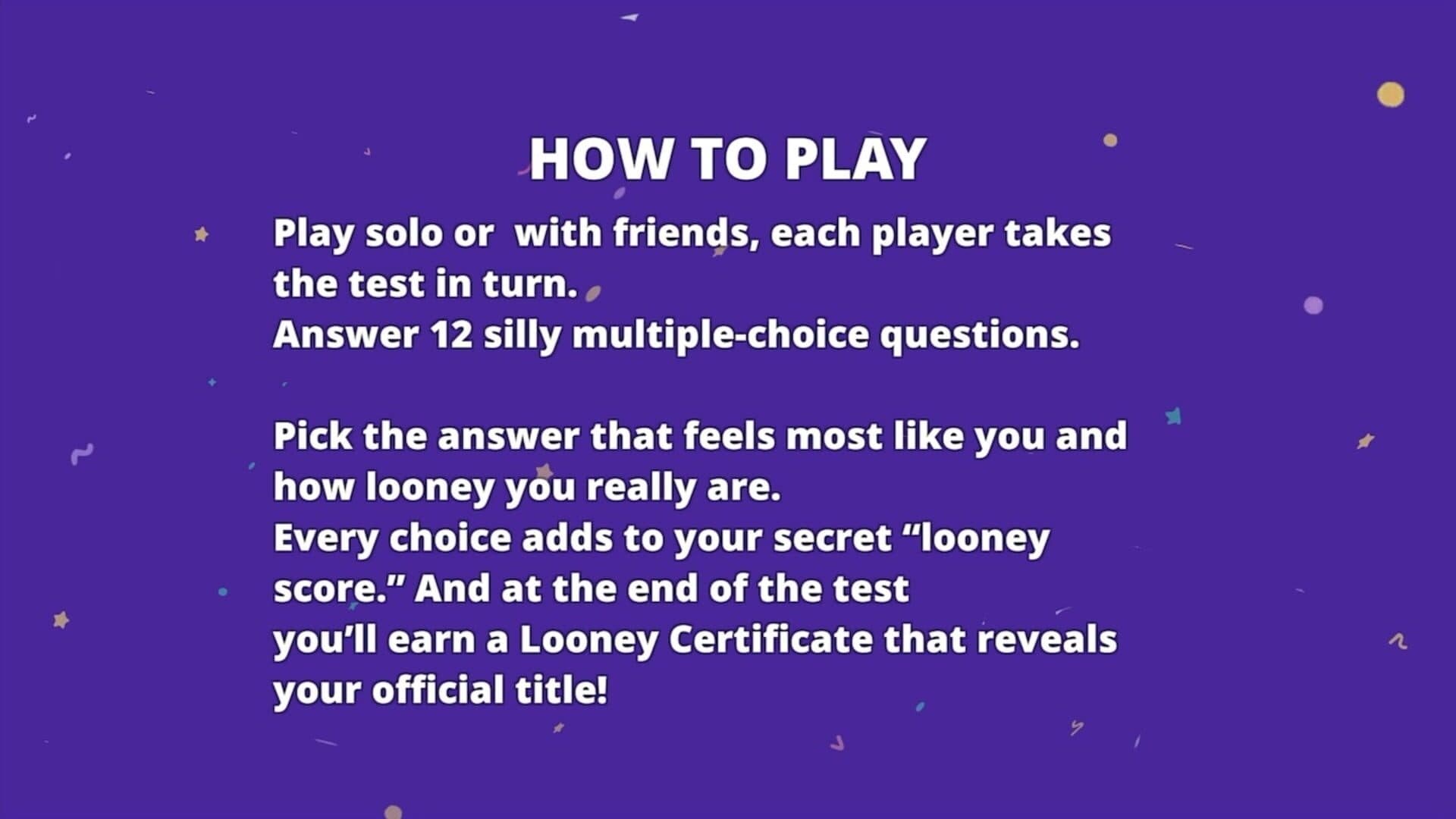 Looney Test screenshot 5