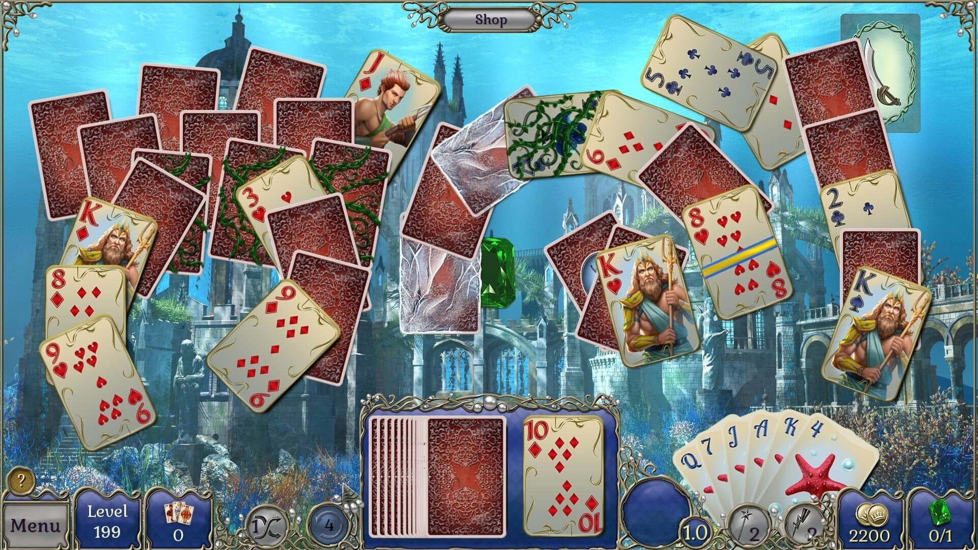 اسکرین‌شات Jewel Match Atlantis Solitaire: Collector's Edition - 12