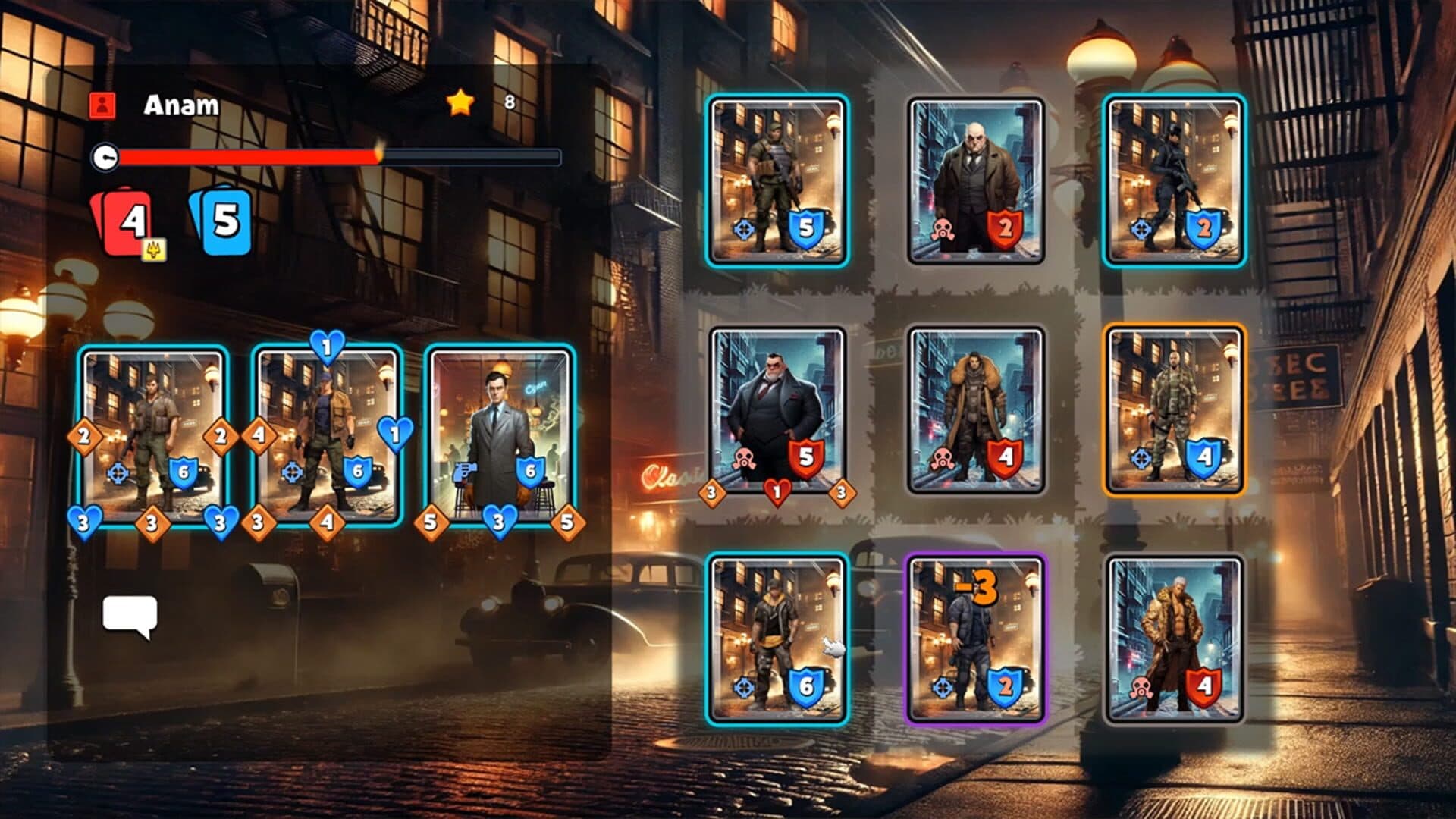اسکرین‌شات Gang Wars: Cards and Bullets - 3