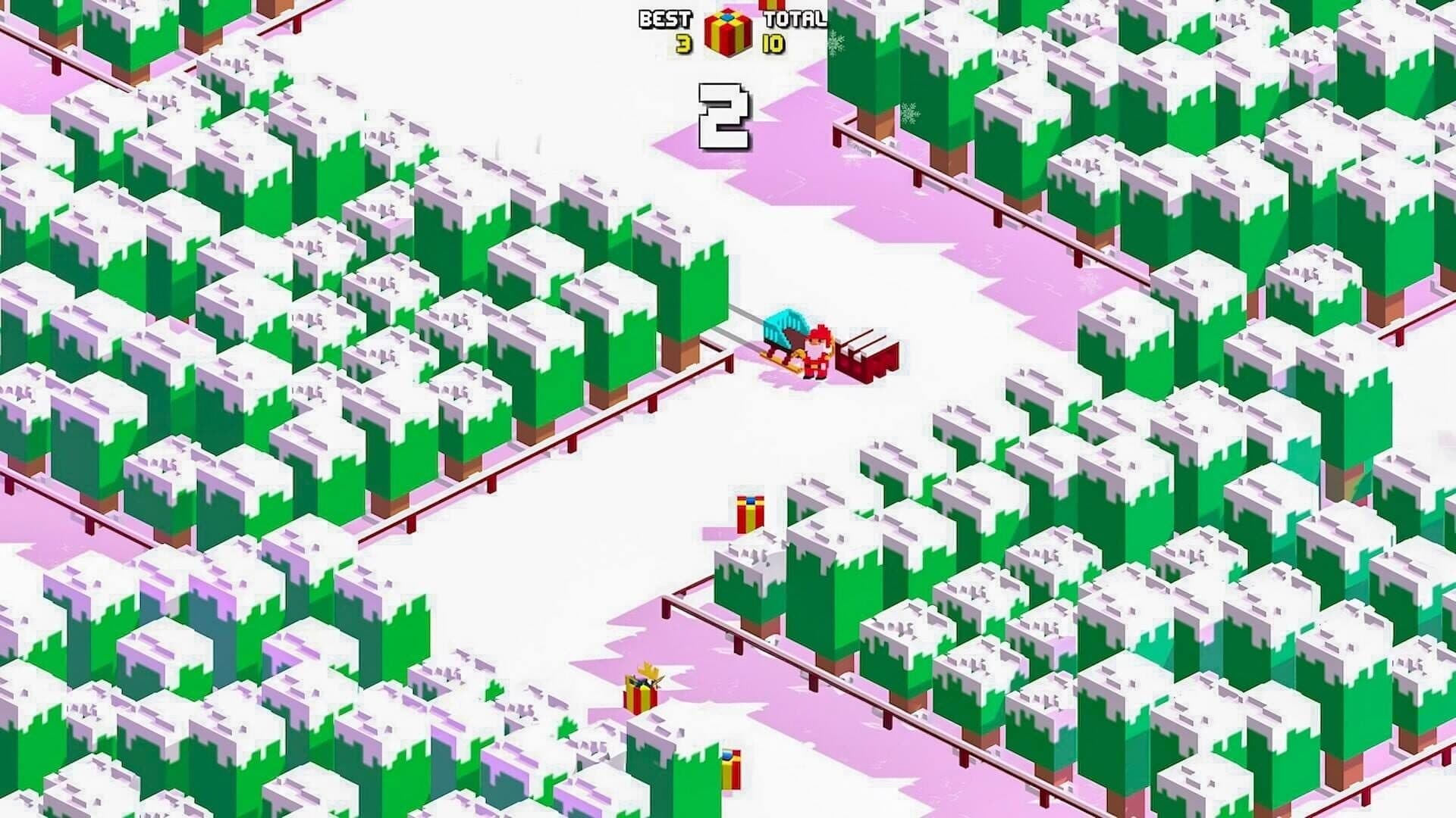 اسکرین‌شات Retro Santa Run - 1