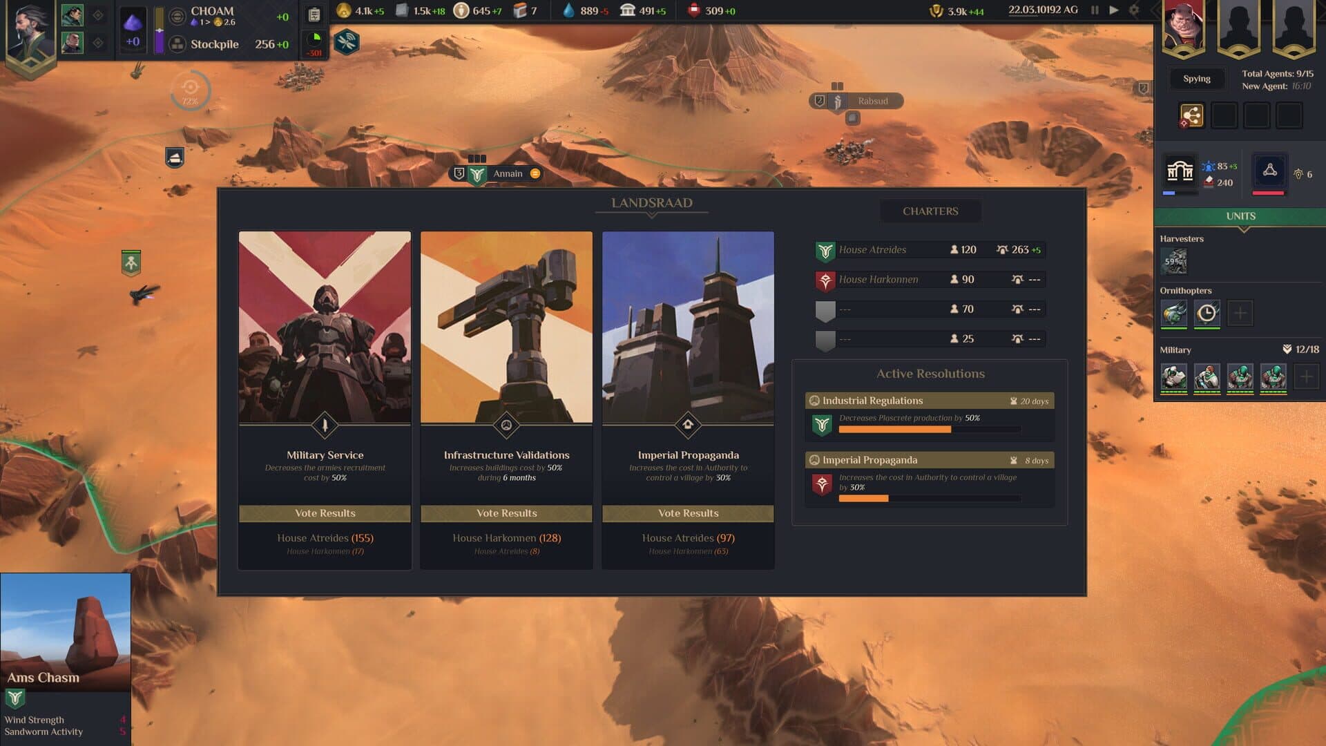 اسکرین‌شات Dune: Spice Wars - 2
