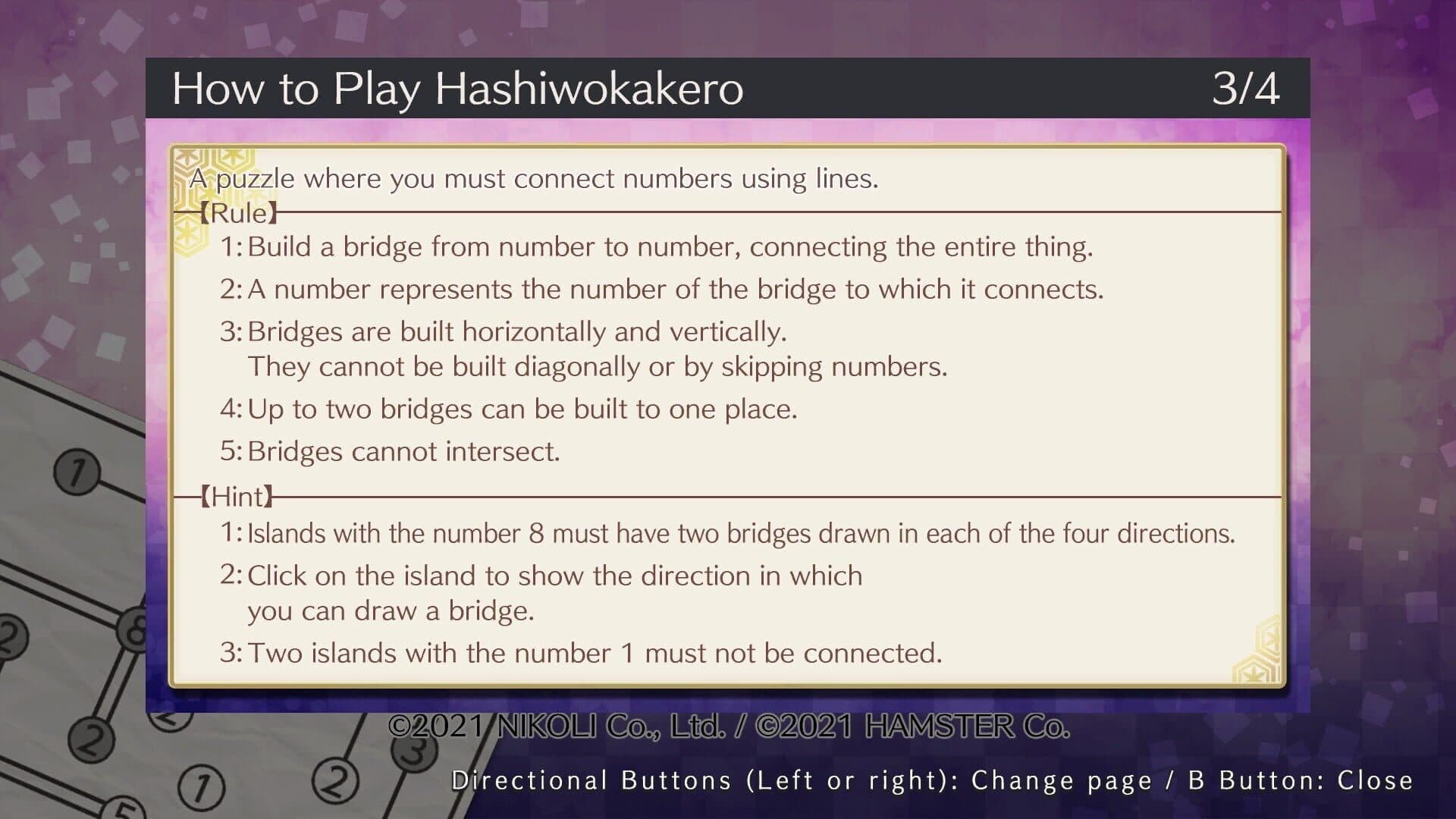 اسکرین‌شات Puzzle by Nikoli W Hashiwokakero - 5