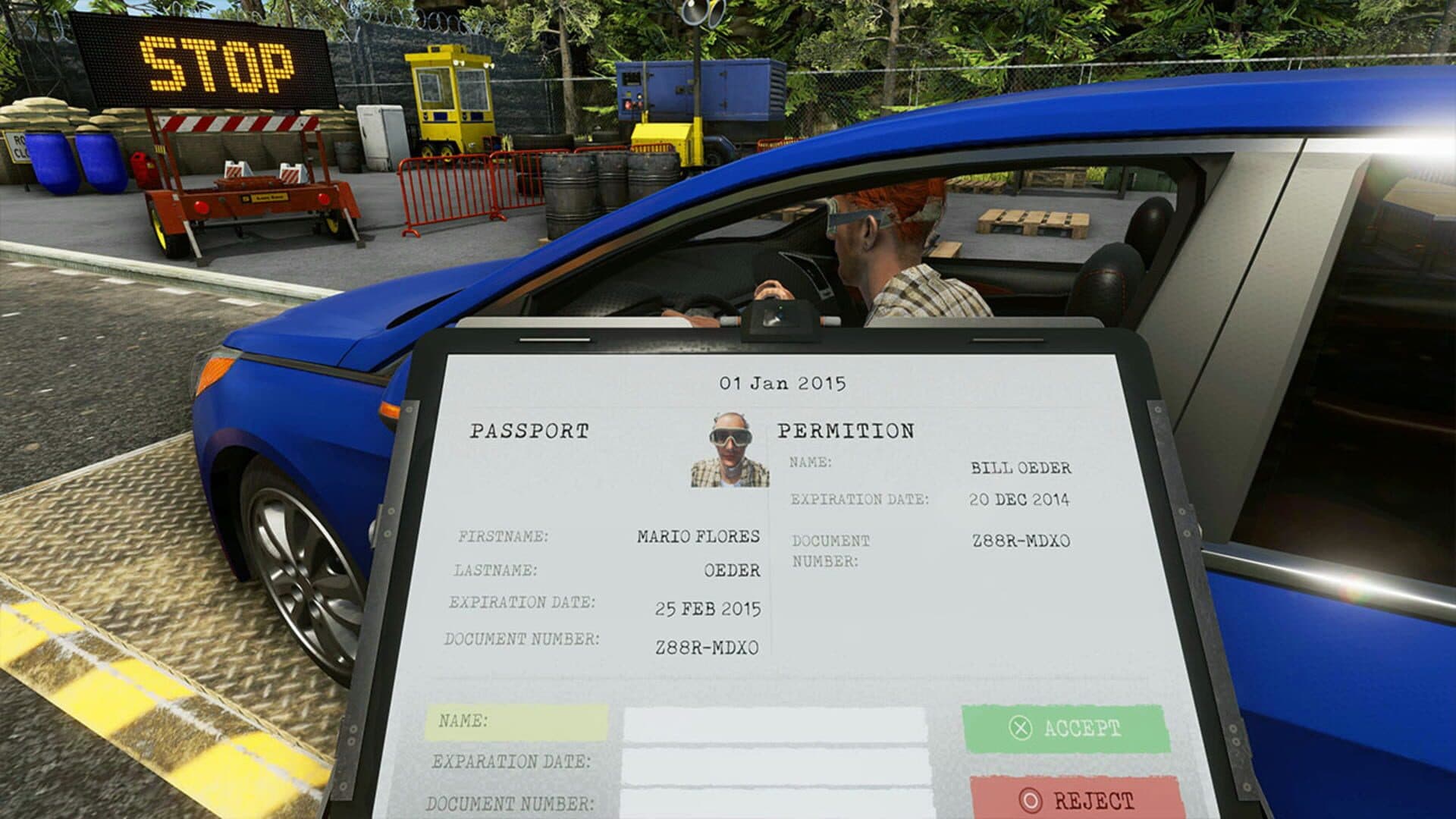 اسکرین‌شات Contraband Border Police Simulator - 1