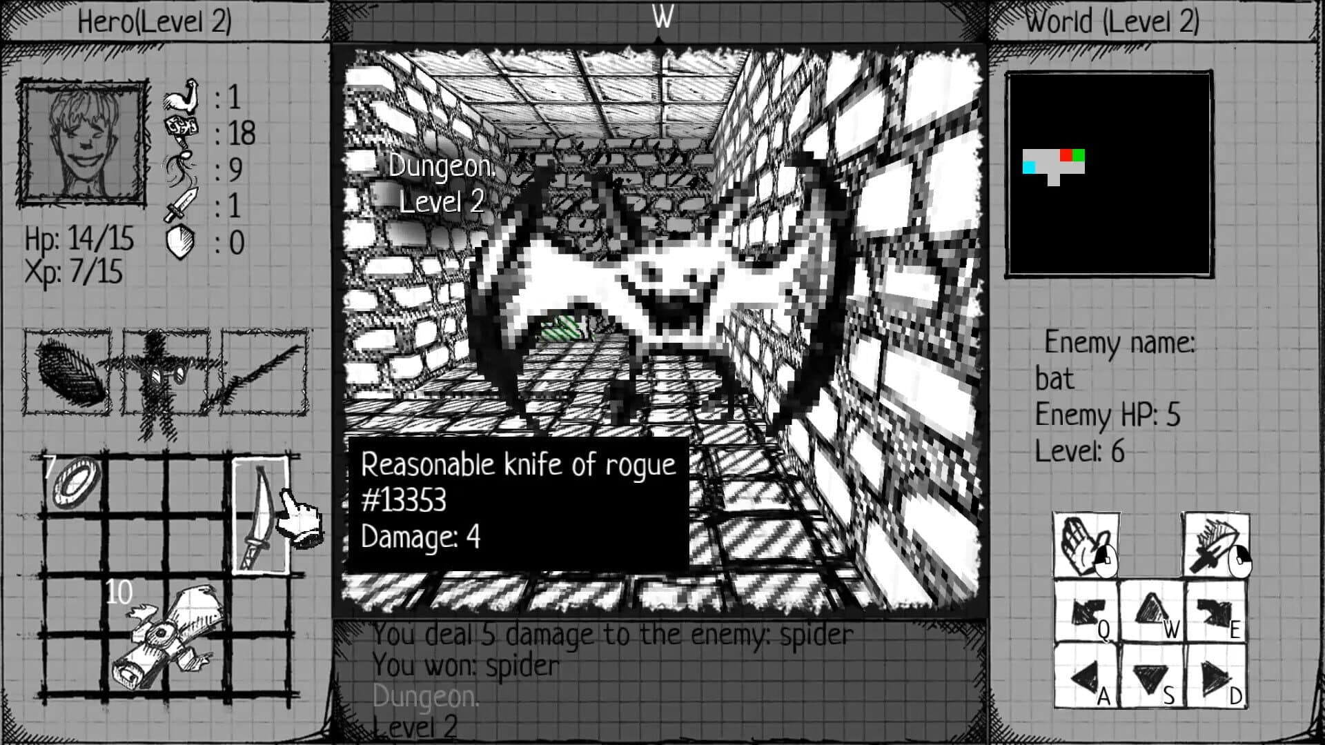 Drawngeon: Dungeons of Ink and Paper screenshot 0