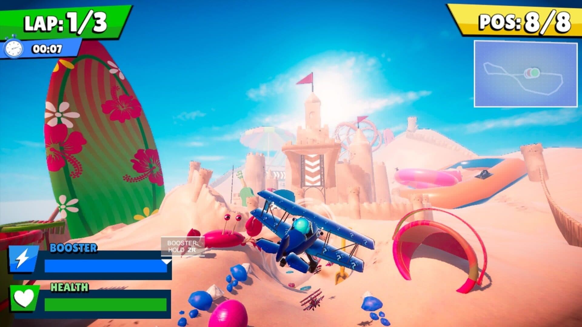 اسکرین‌شات Airplane Race Simulator 2 Player Game - 11