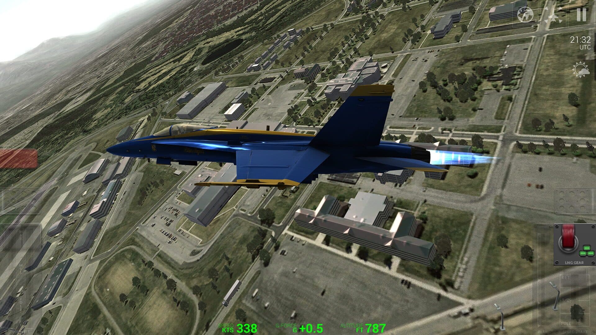 اسکرین‌شات Blue Angels Aerobatic Flight Simulator - 9