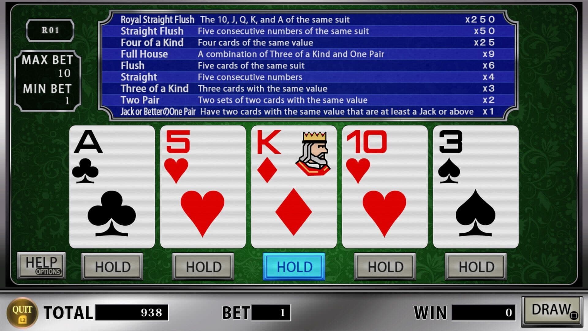 The Casino Collection: Ruleta, Vídeo Póker, Tragaperras, Craps, Baccarat, Five-Card Draw Poker, Texas hold 'em, Blackjack and Page One screenshot 3