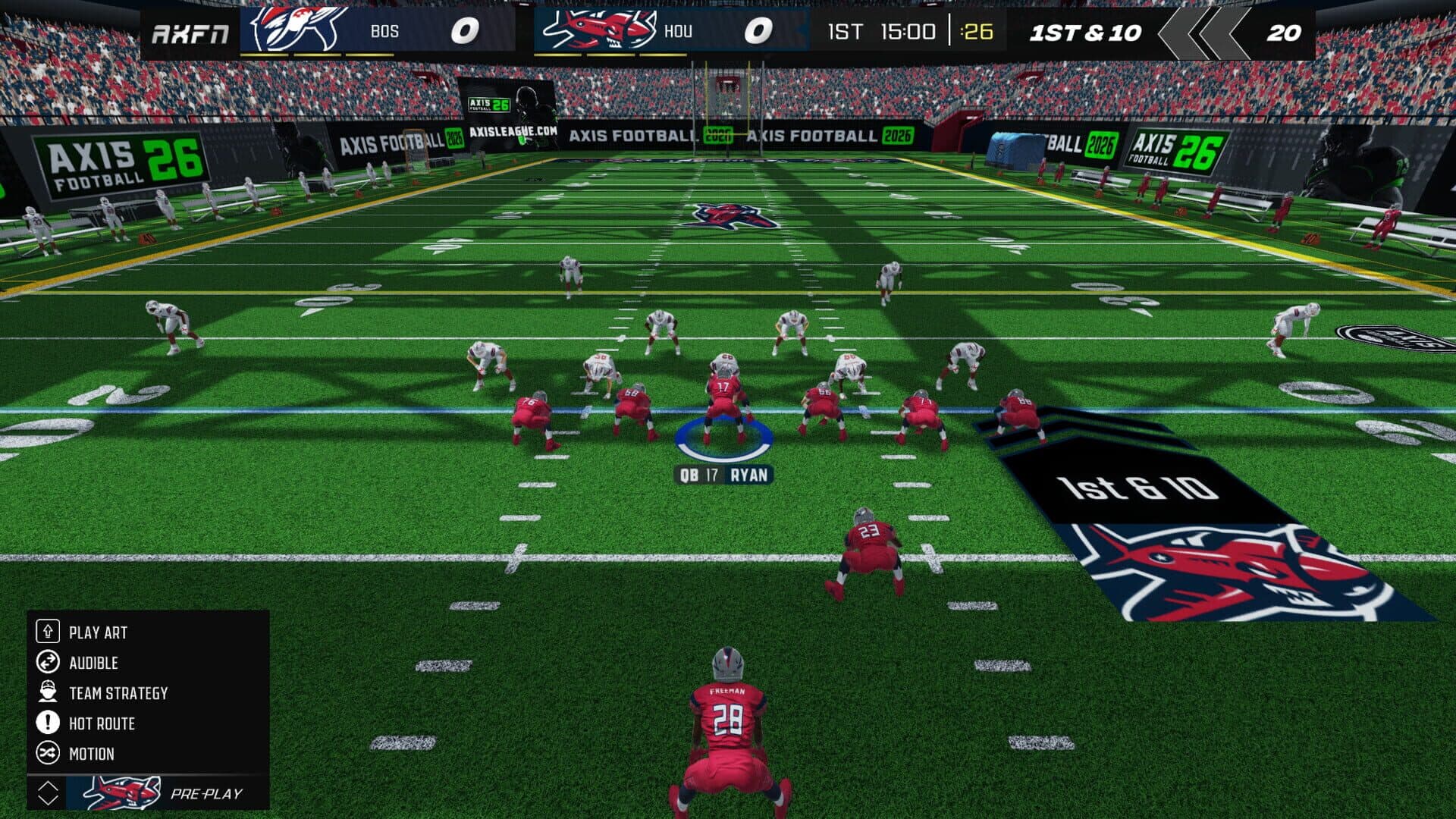 اسکرین‌شات Axis Football 2026 - 1