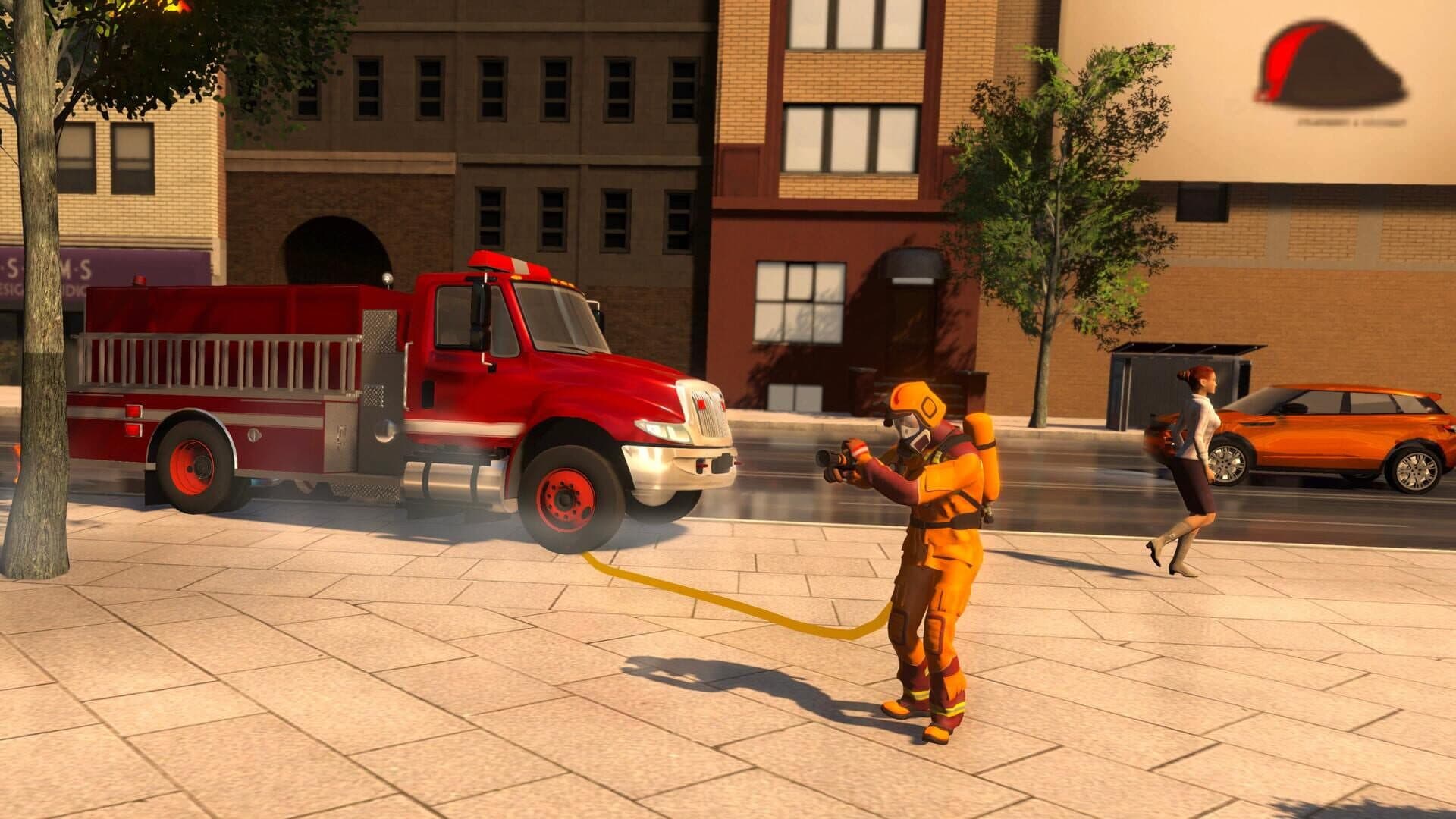 اسکرین‌شات Firefighter Simulator 911: Car Fire Truck Driver - 5