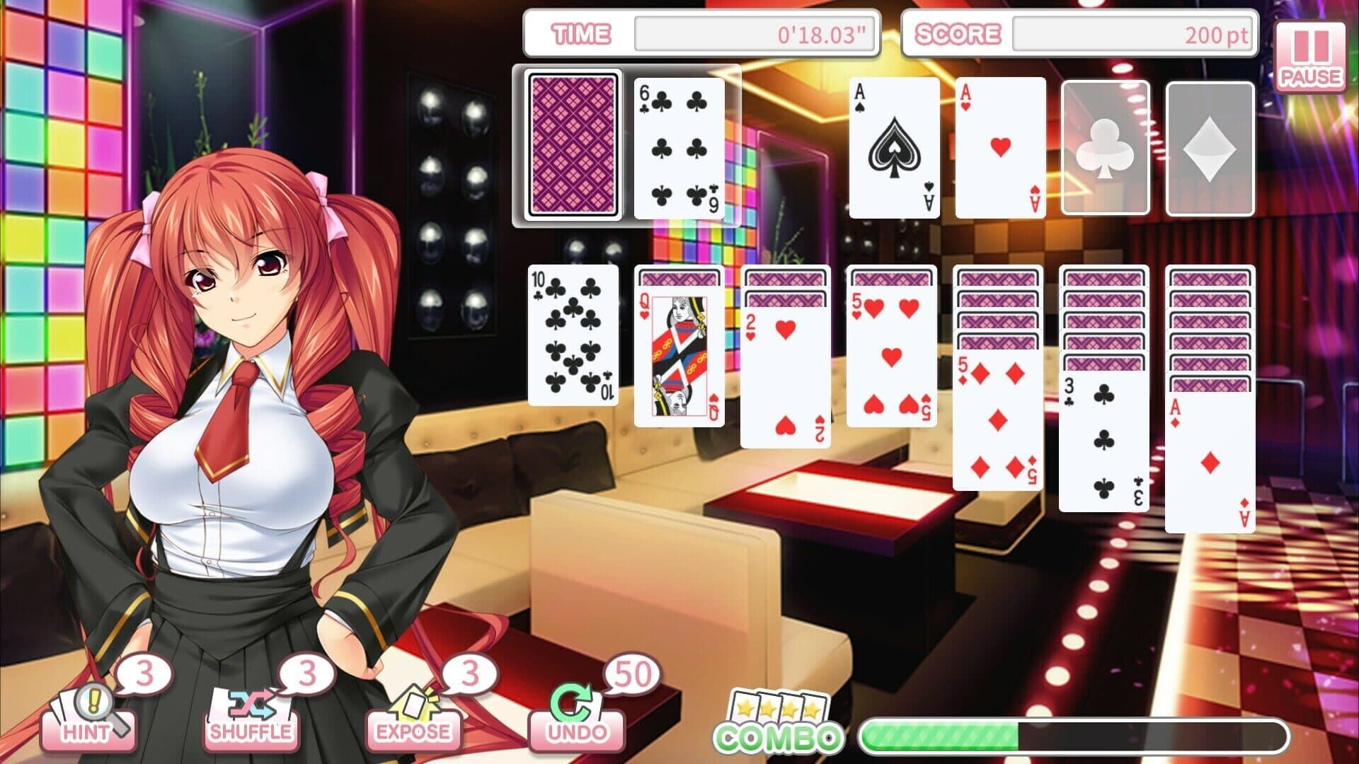 اسکرین‌شات Pretty Girls Klondike Solitaire Plus - 7