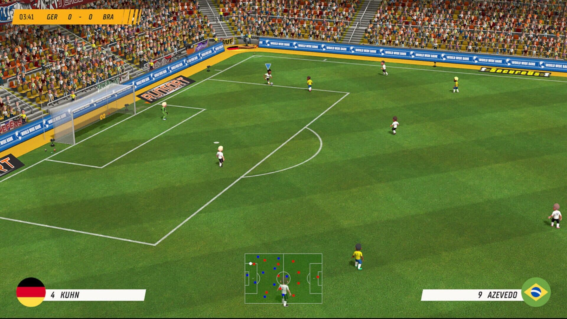 اسکرین‌شات Super Soccer Blast: America VS Europe - 3