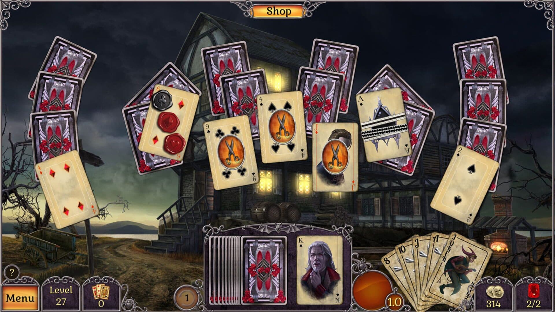 Jewel Match Twilight Solitaire screenshot 7