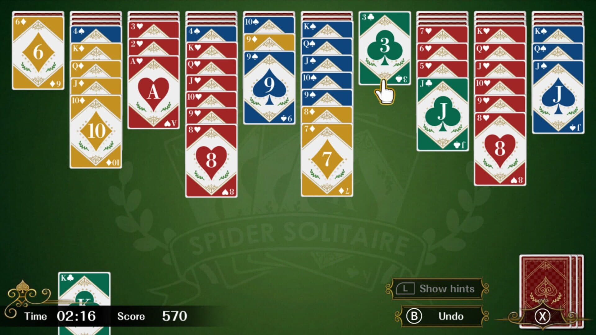 Spider Solitaire F screenshot 0