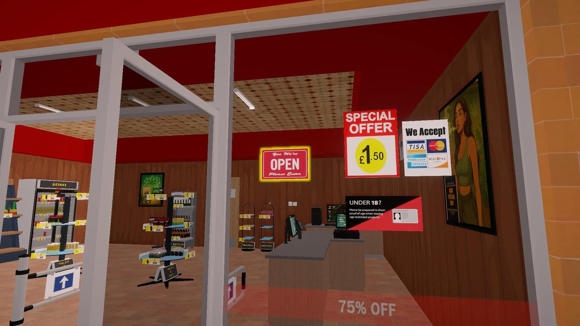 اسکرین‌شات Cannabis Shop Simulator - 1